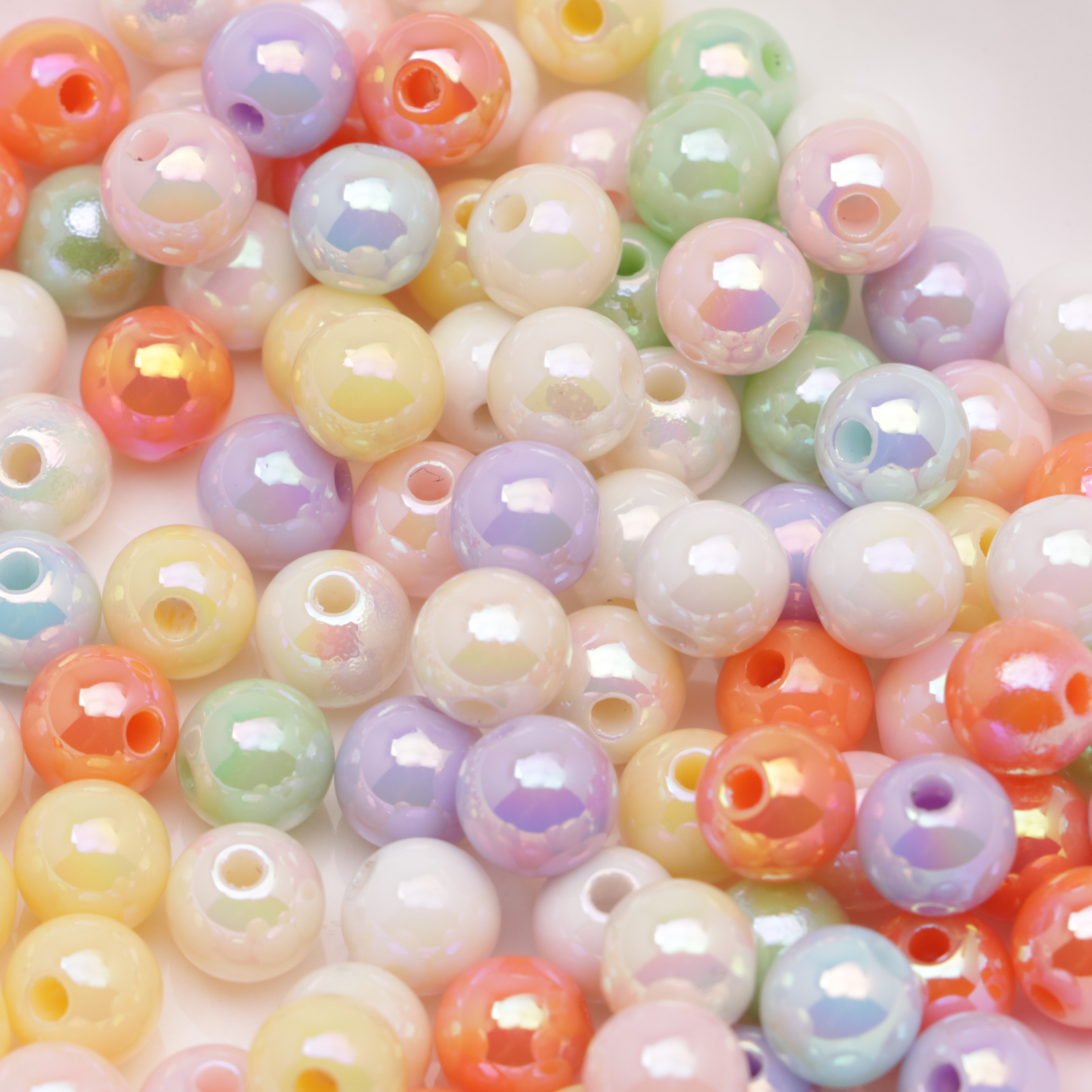 FS5133- 8mm Uv Solid Color Beads