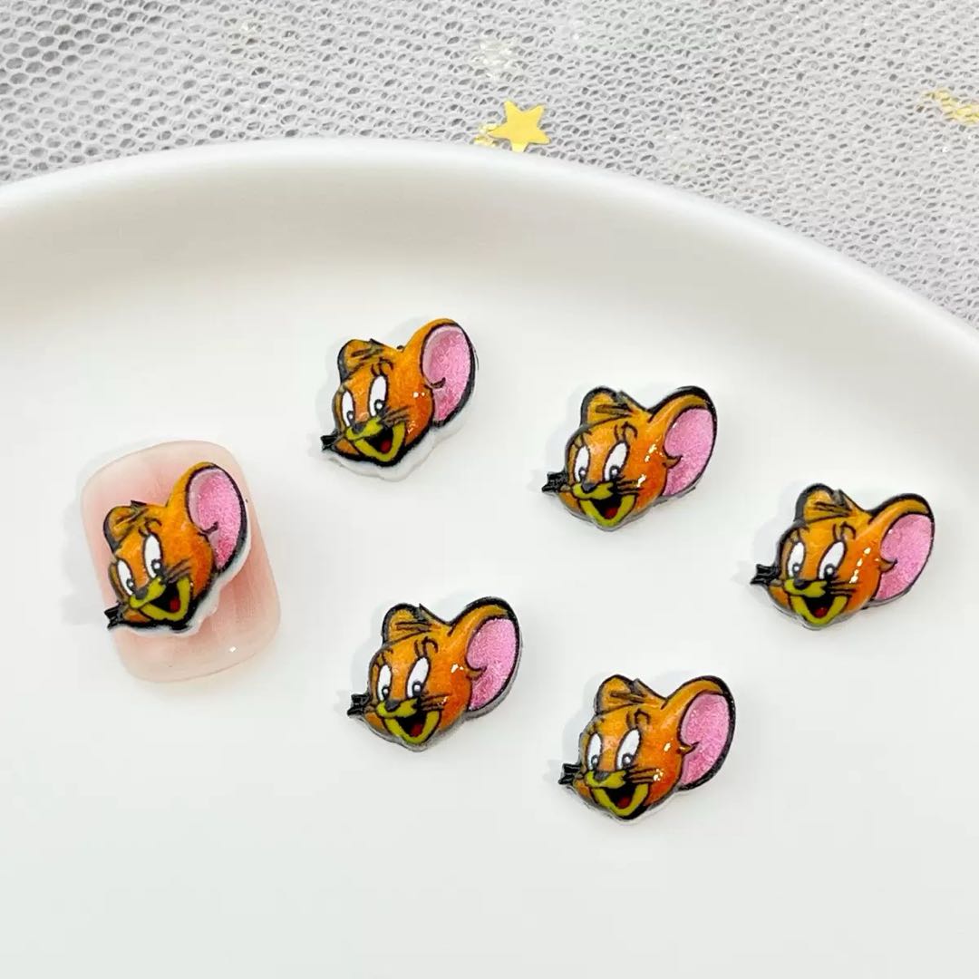 FS10650-11×12mm Mouse Nail Charms