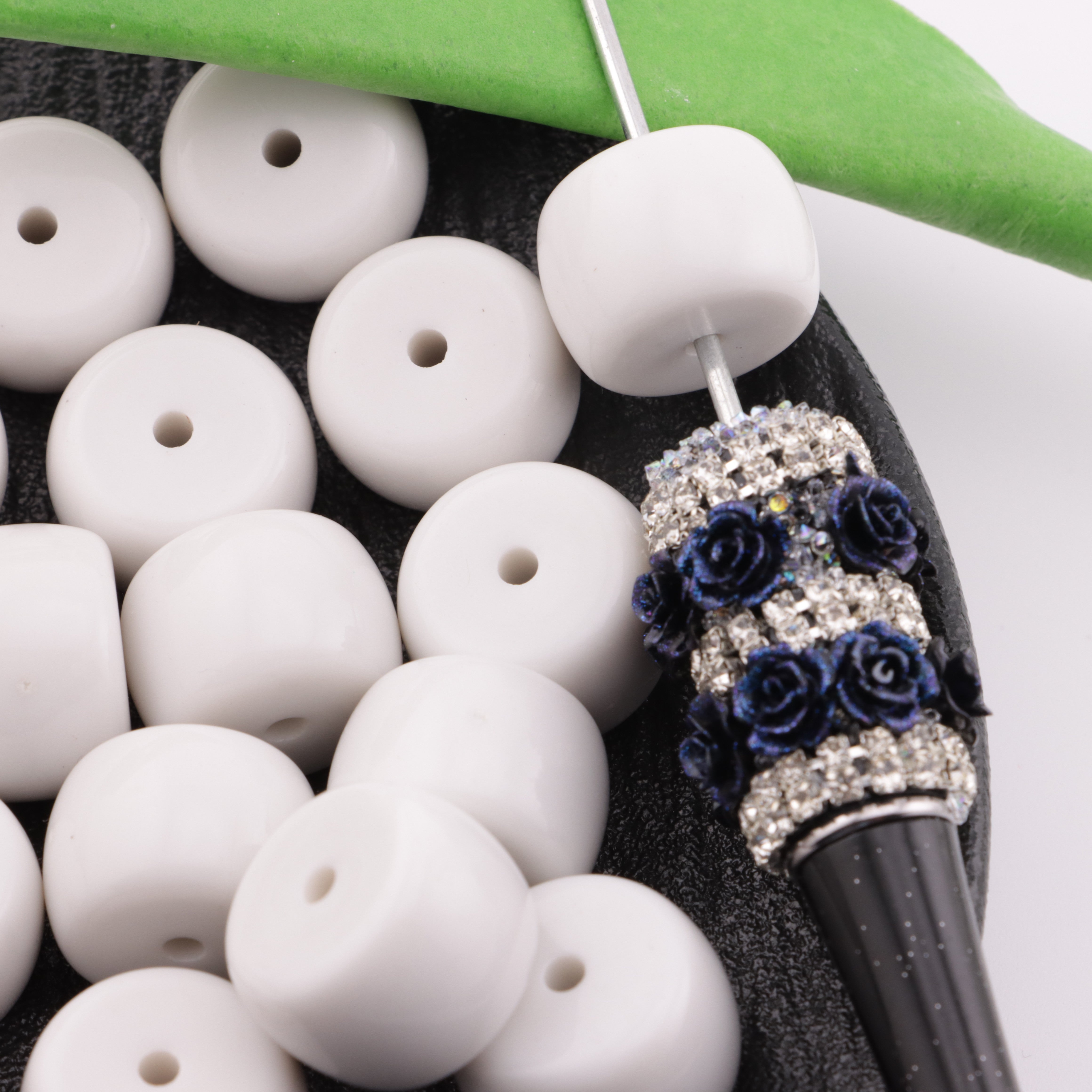 FS5649- 14*19mm Solid Color Dumpling-Shaped Base Beads