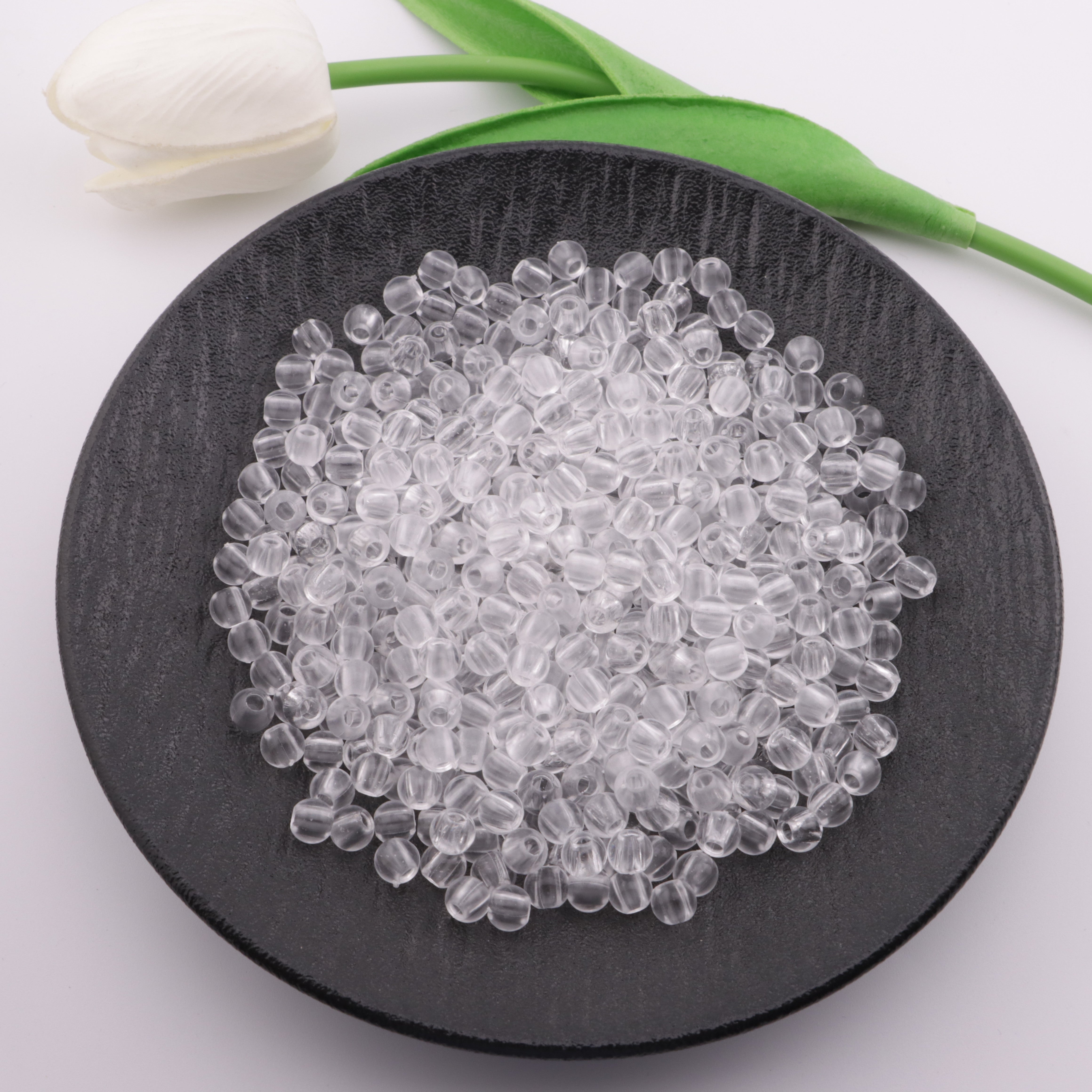 FS5212- 6mm Clear Round Based Beads Fit For Pen
