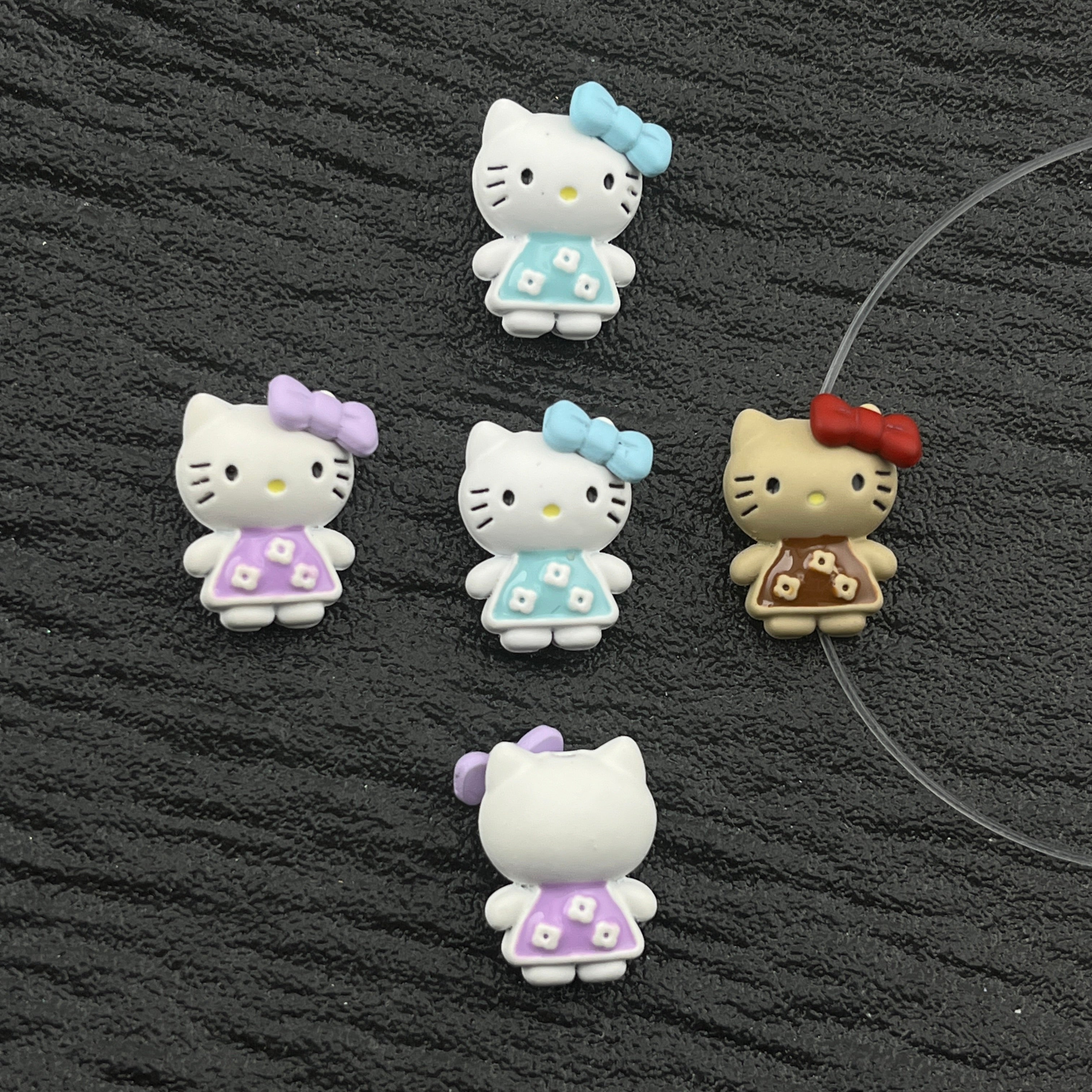 FS2446- HK Kitty Alloy Beads Kitty for making keychain