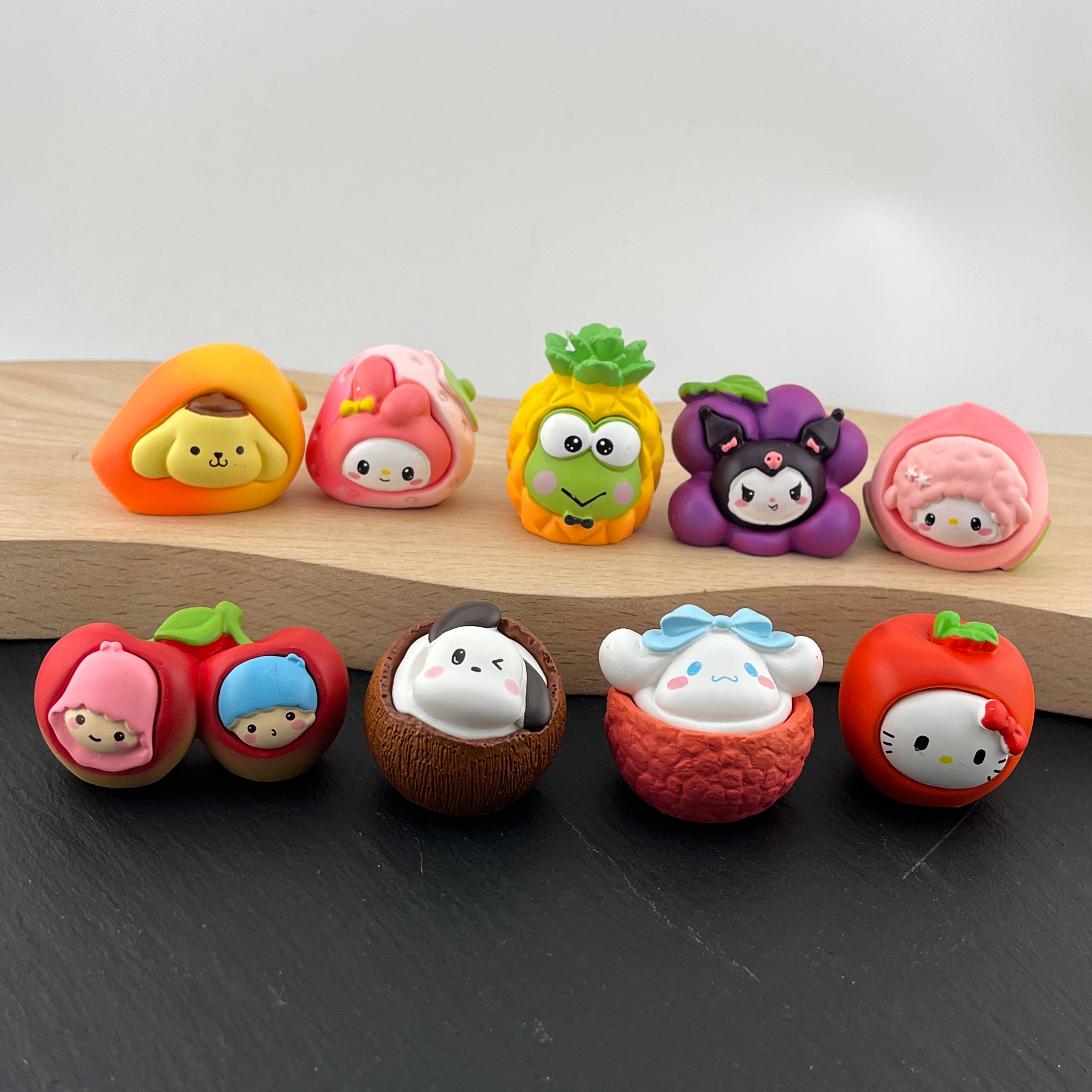 FS1836-Sanrio Fruit Resin Beads ( No Hole)