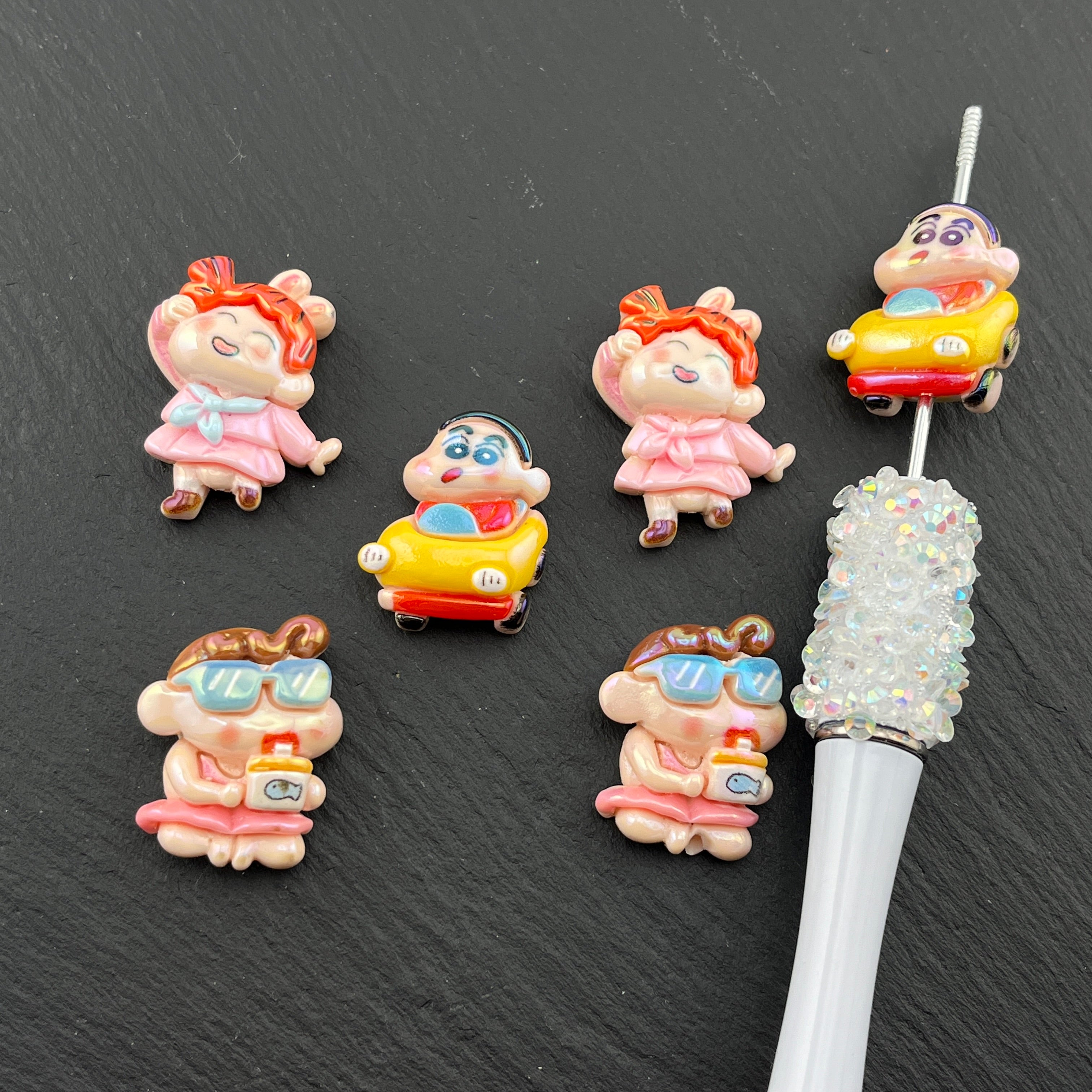 FS1825-Cute Resin Beads Fit For Beadable Pens