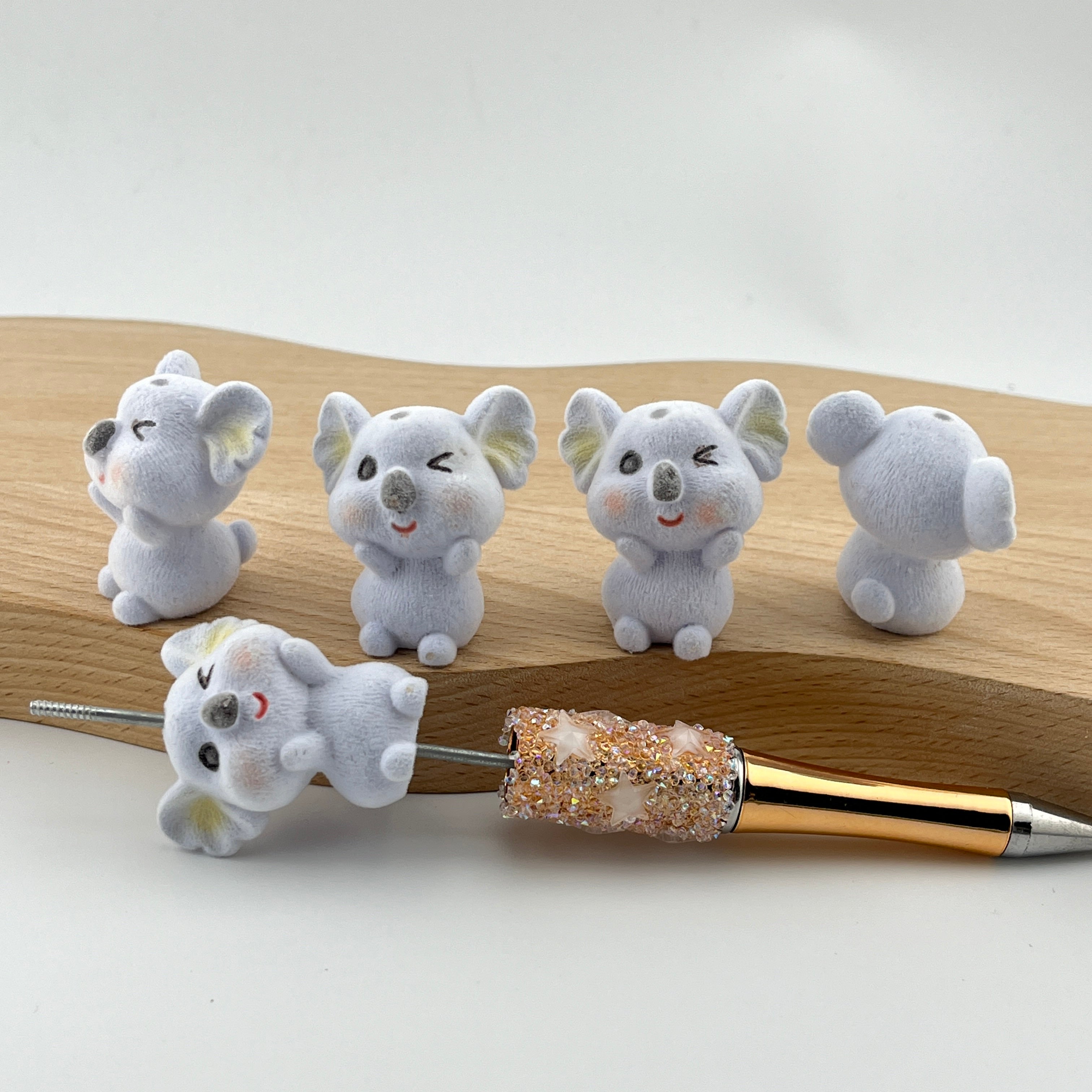 FS2083-Cute Mouse Resin Beads Fit For Beadable Pens