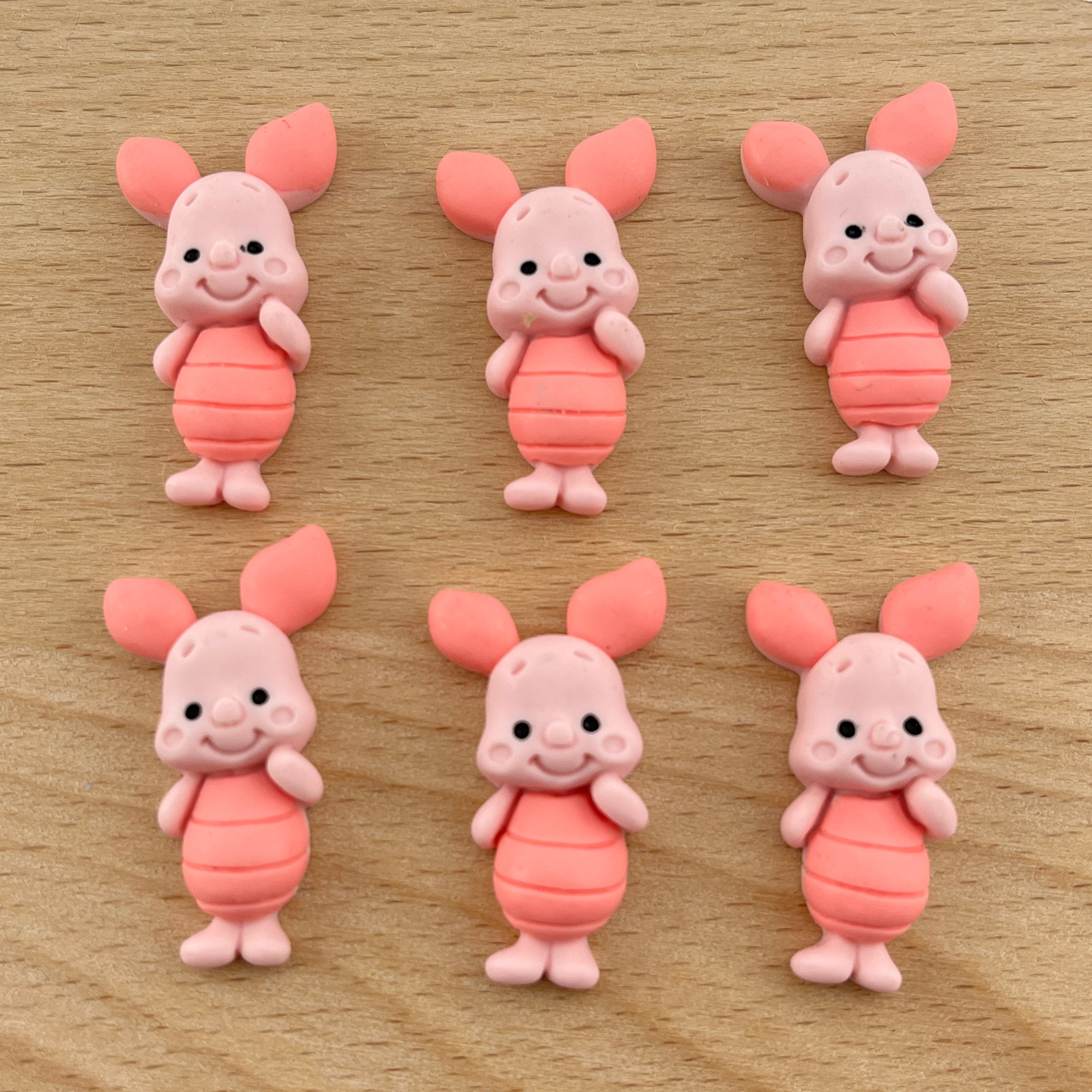 FS2522-Cute Pig Resin Charms Fory Fancy Beads