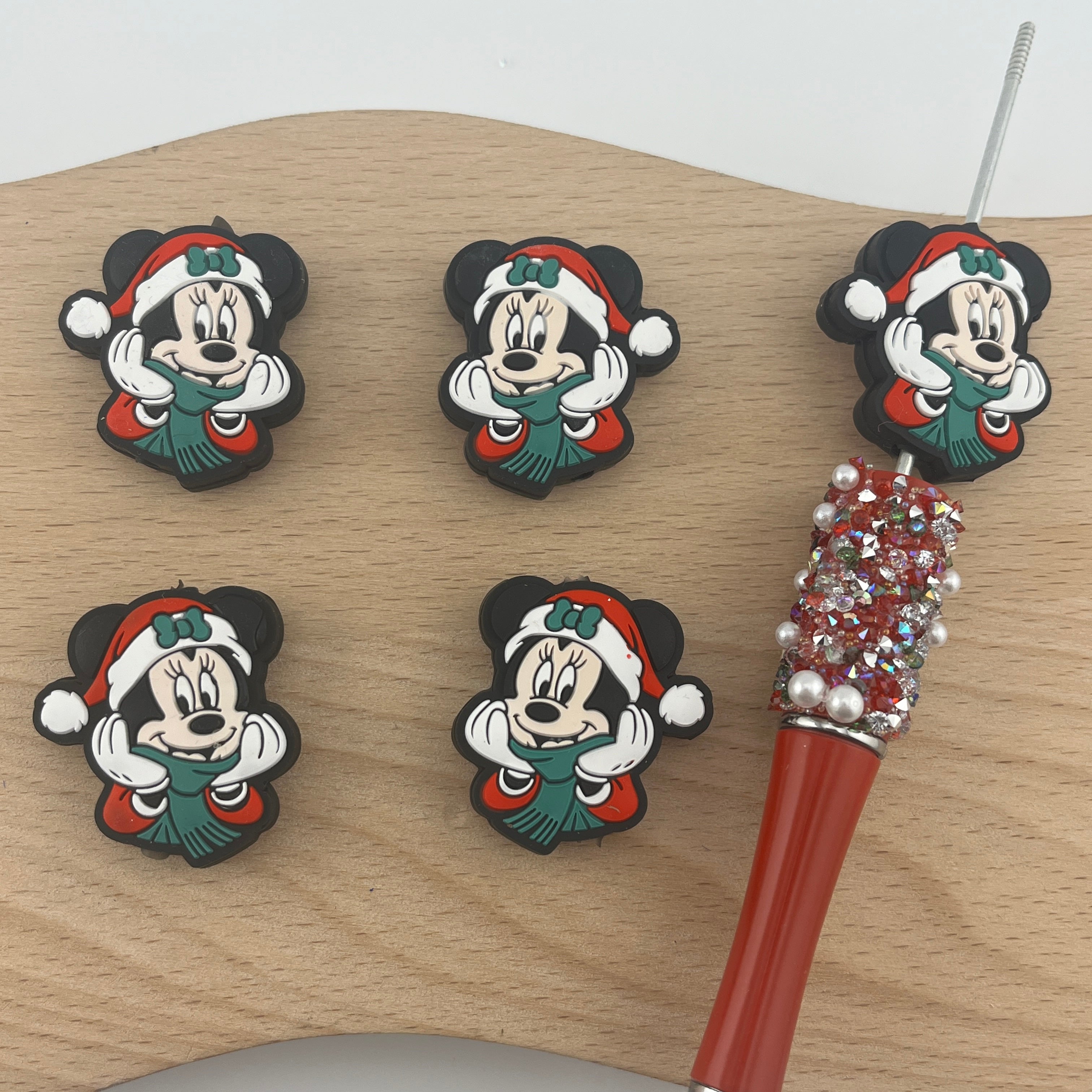 FS2195-Mickey Silicone Focal Beads Fit For Beadable Pens