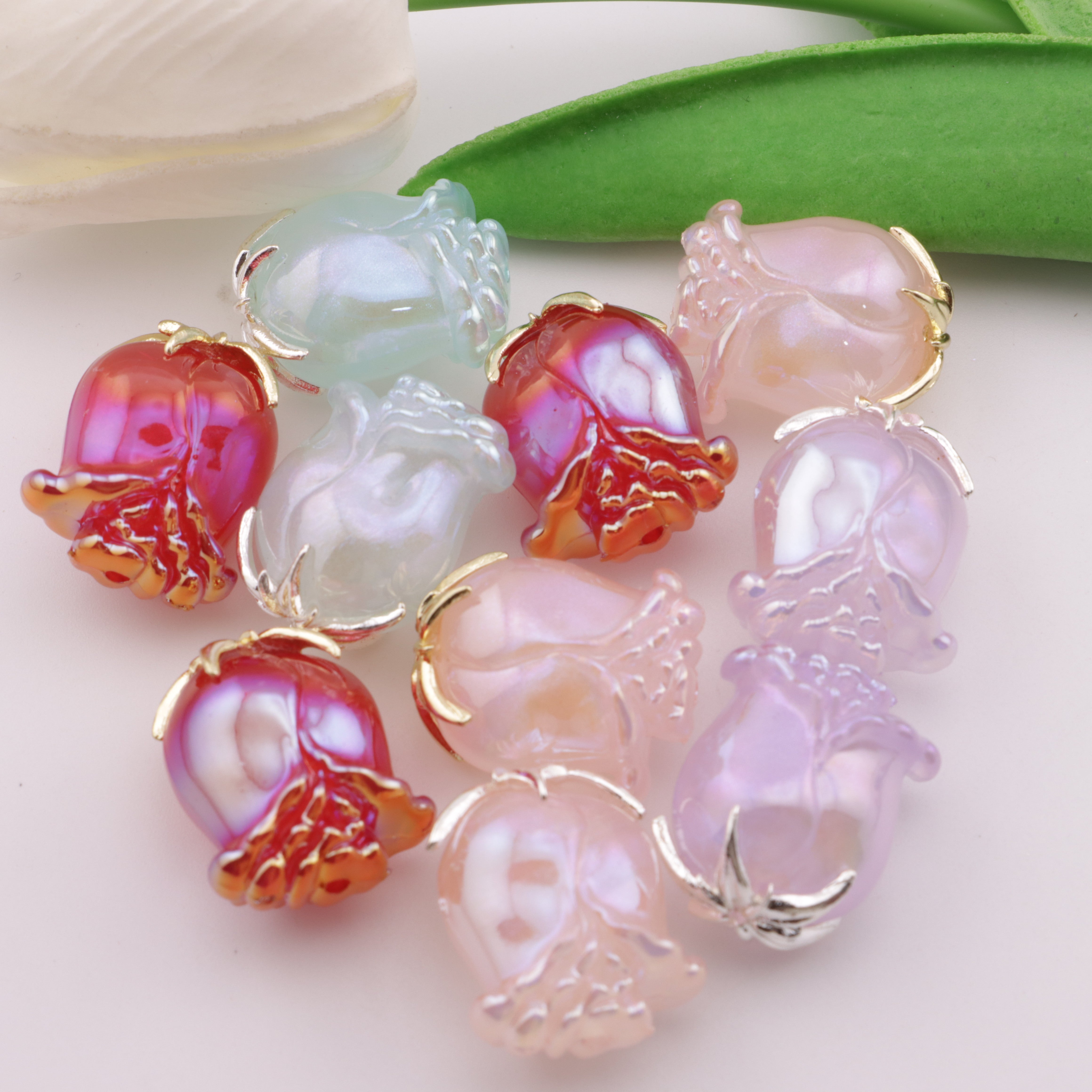FS4695- Flowers No Fit Pen However, Pens Beads