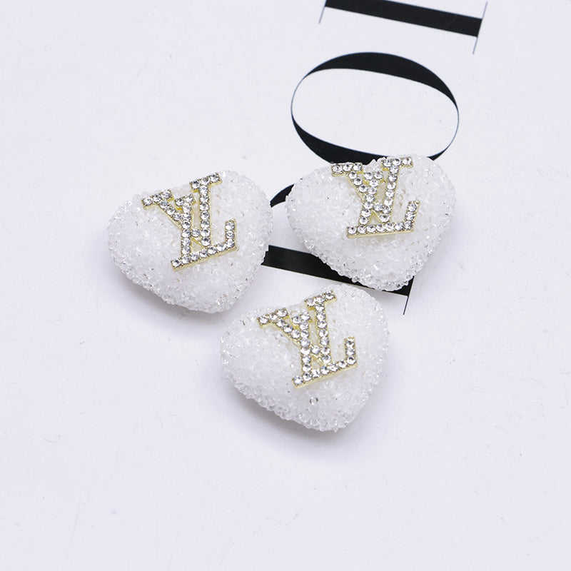FS1465- 2.3×2.5 Cm Lv Heart - Shaped Granulated Sugar