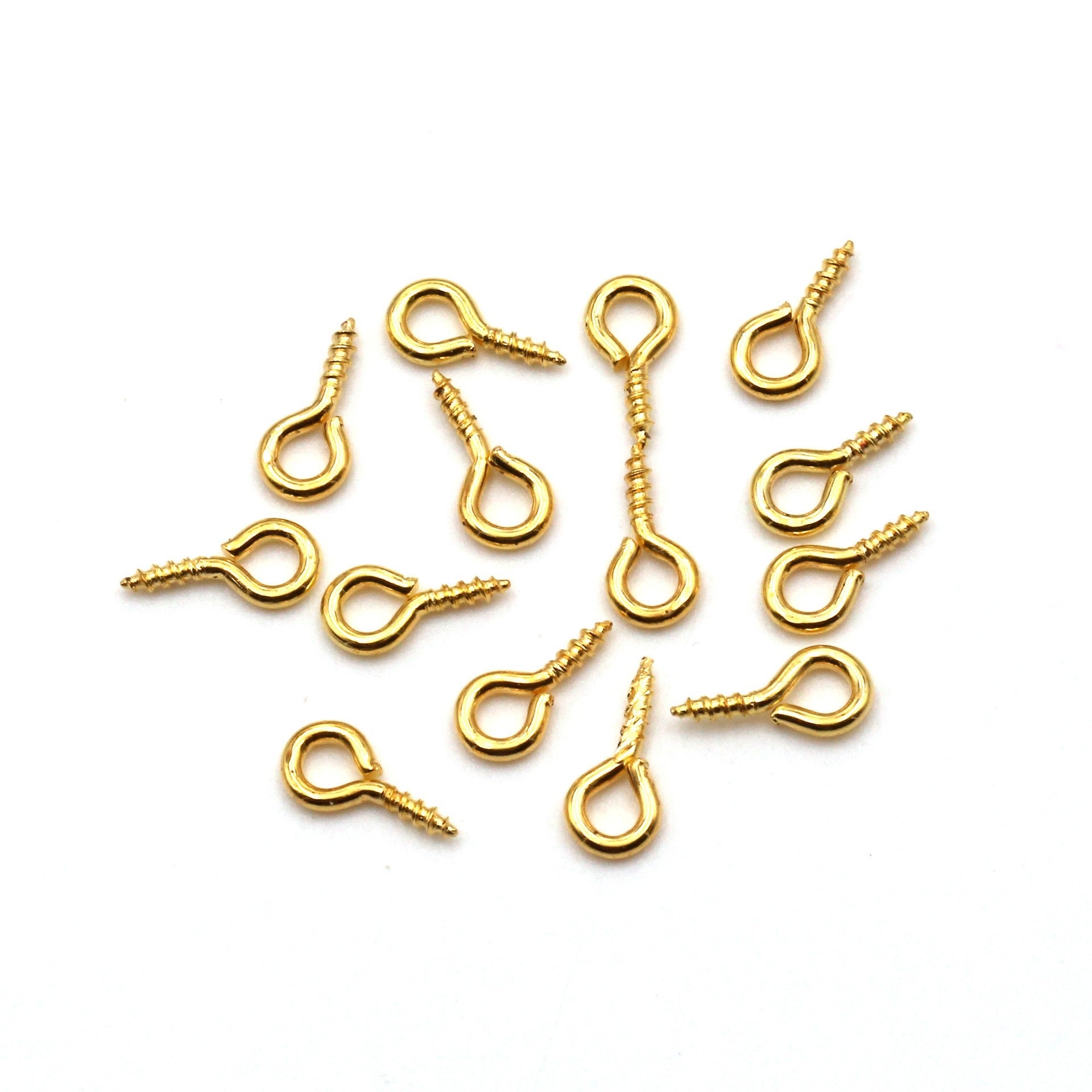 FS1801- 13×6.5mm eye Hook For Making Pendant Zoe's DIY Shop