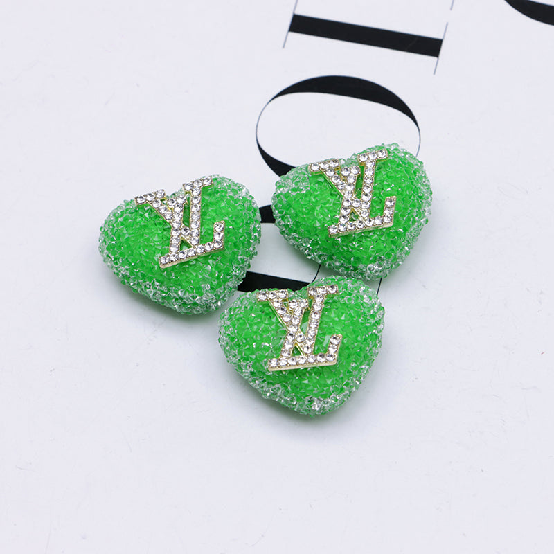 FS1465- 2.3×2.5 Cm Lv Heart - Shaped Granulated Sugar
