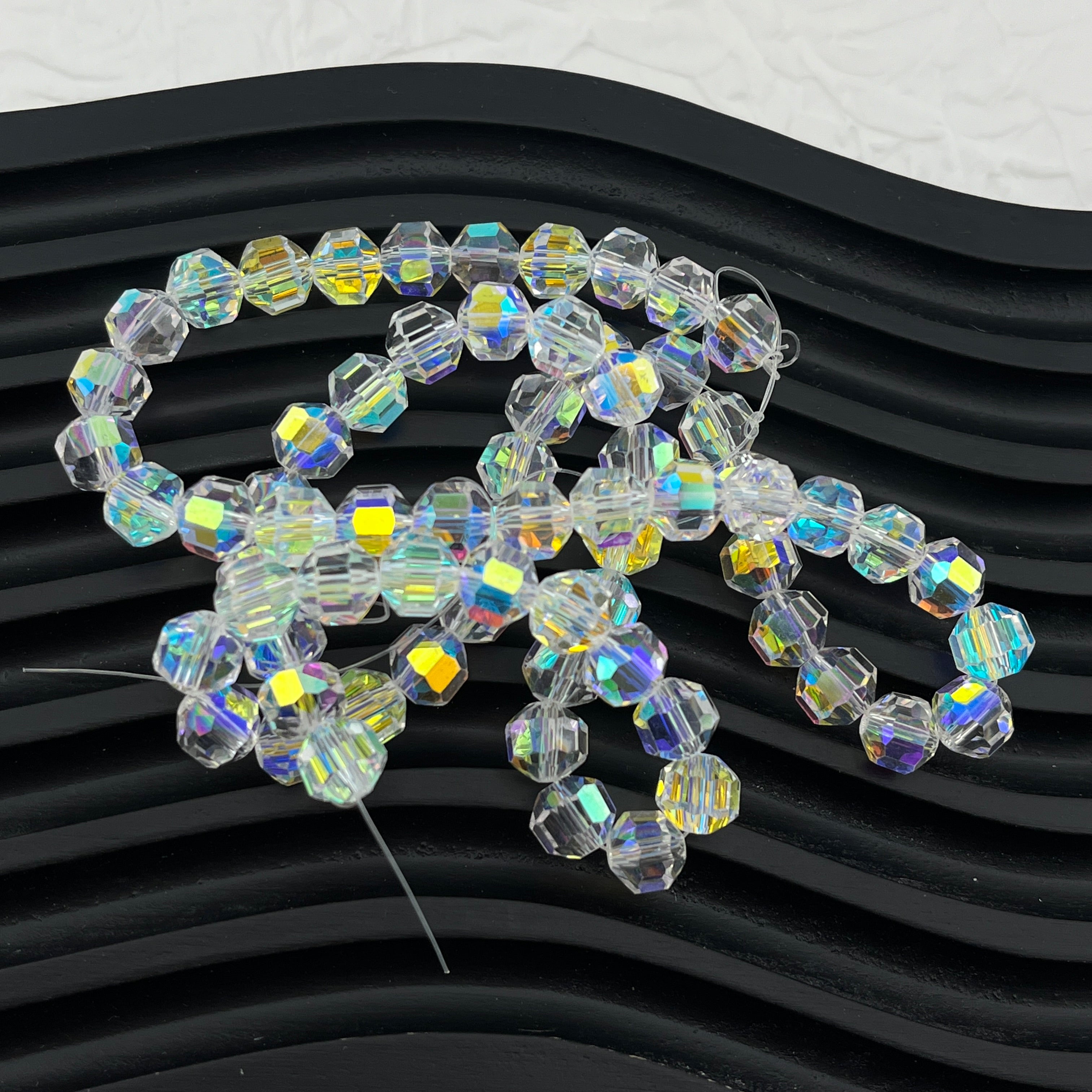 FS1794-8MM Crystal Glass Beads