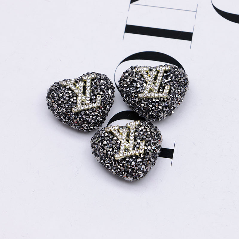 FS1465- 2.3×2.5 Cm Lv Heart - Shaped Granulated Sugar