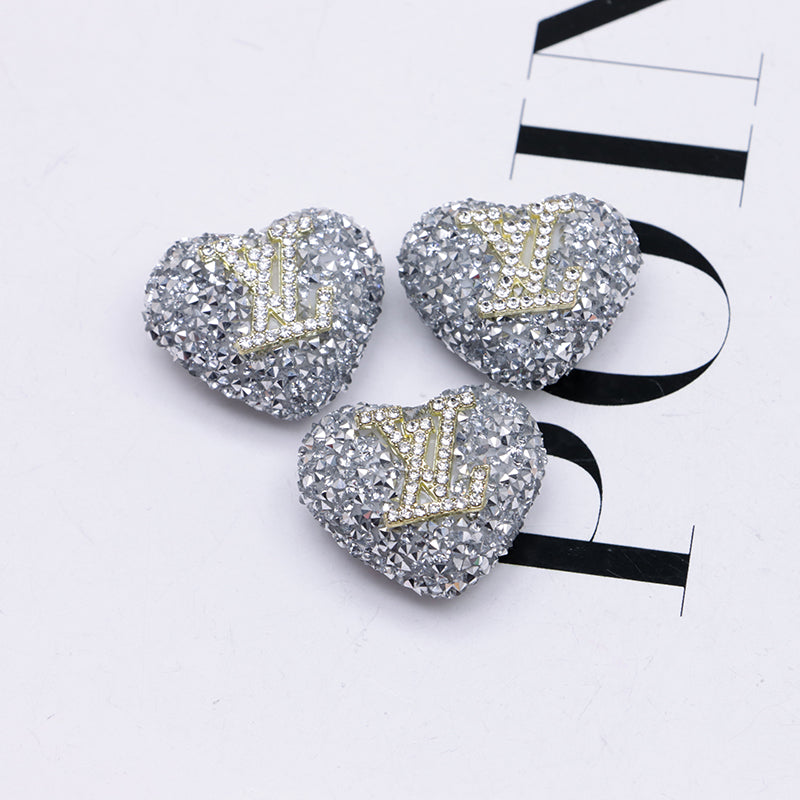 FS1465- 2.3×2.5 Cm Lv Heart - Shaped Granulated Sugar