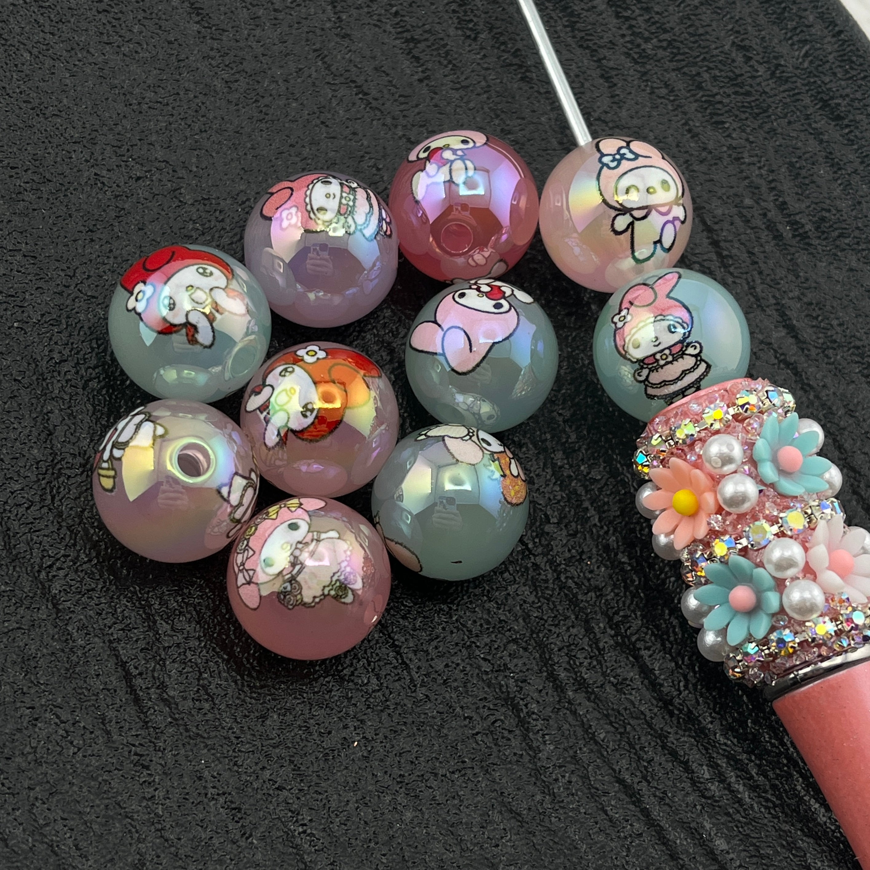 FS1997-16MM Melody Acrylic Beads