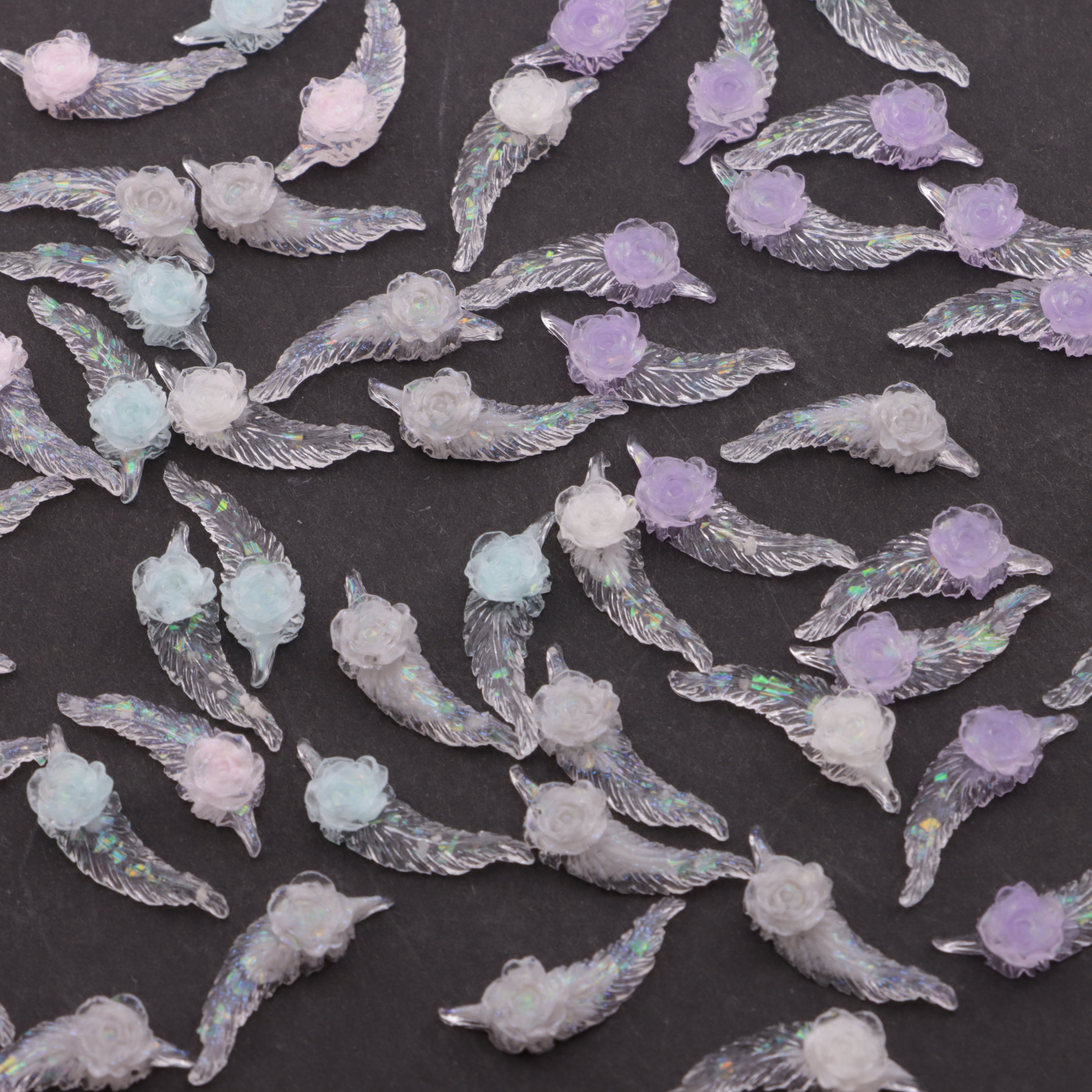 FS4068- Feather Soft Rose Flower Feather Rose Soft Flower