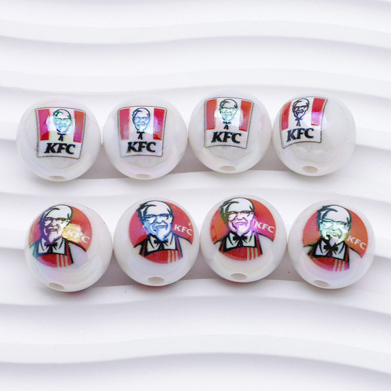 FS4260- 16mm Kfc Acrylic Beads