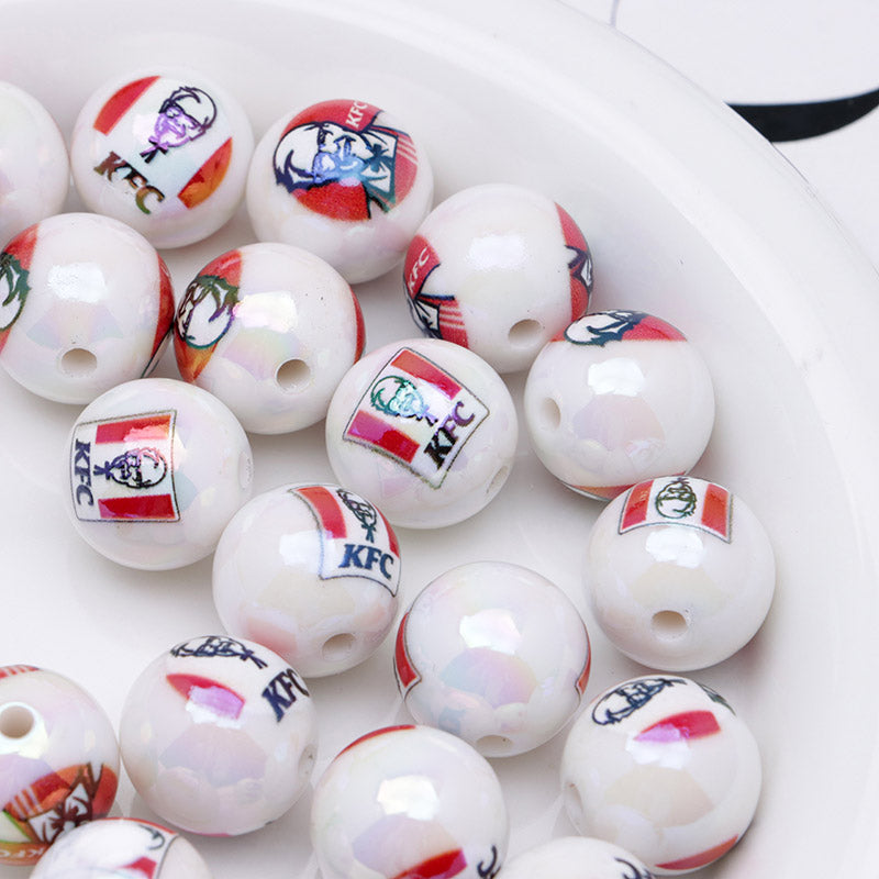 FS4260- 16mm Kfc Acrylic Beads