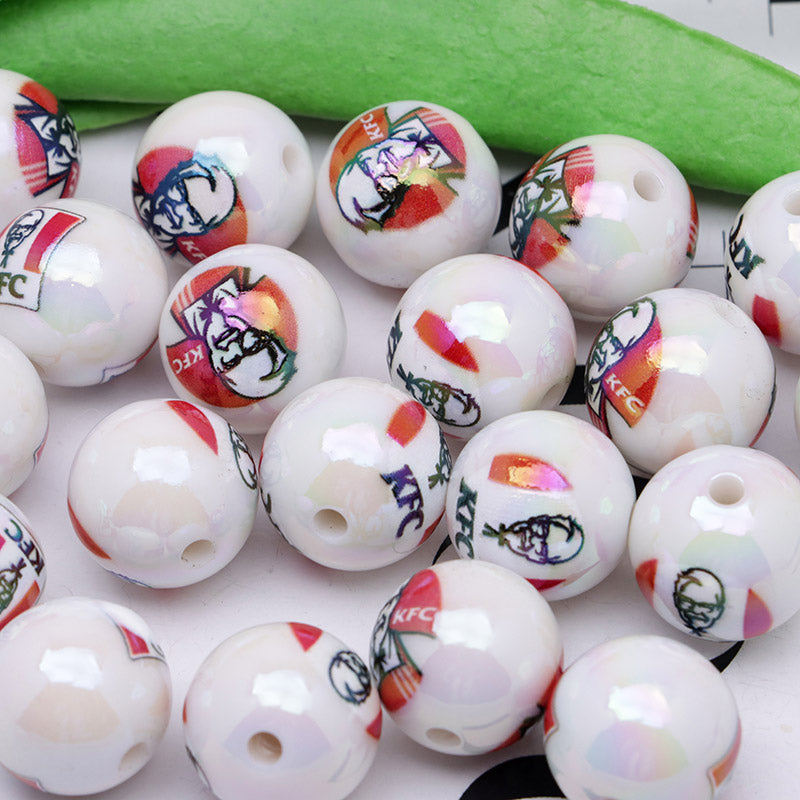 FS4260- 16mm Kfc Acrylic Beads