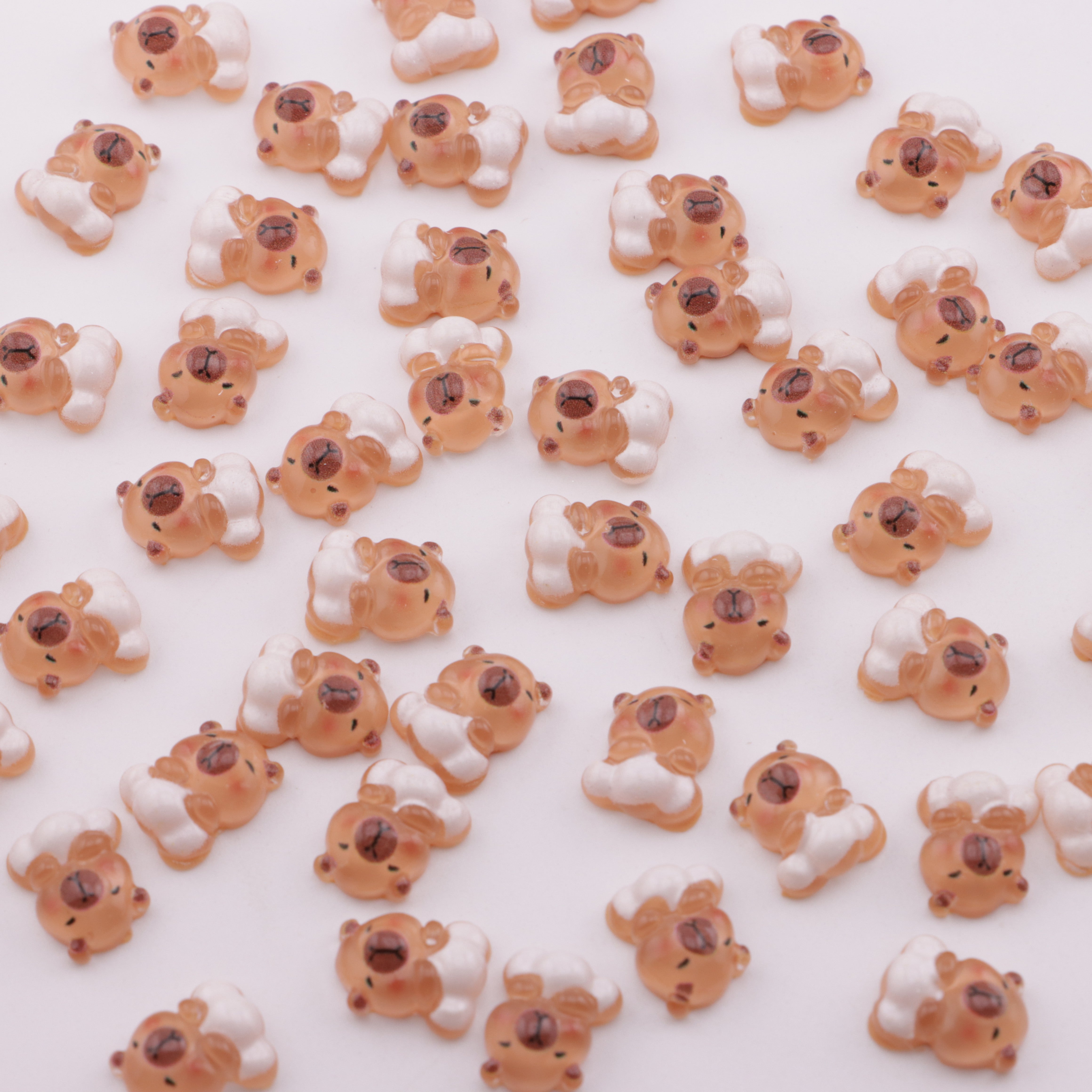 FS5491- Capybara Resin Nail Stickers