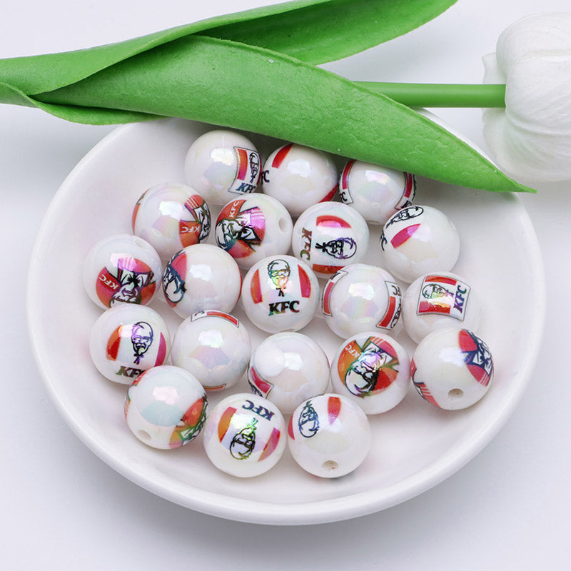 FS4260- 16mm Kfc Acrylic Beads