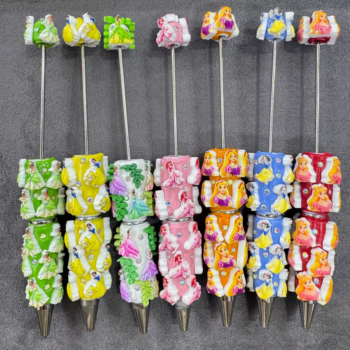 Princess DIY Clay Beadable Pens
