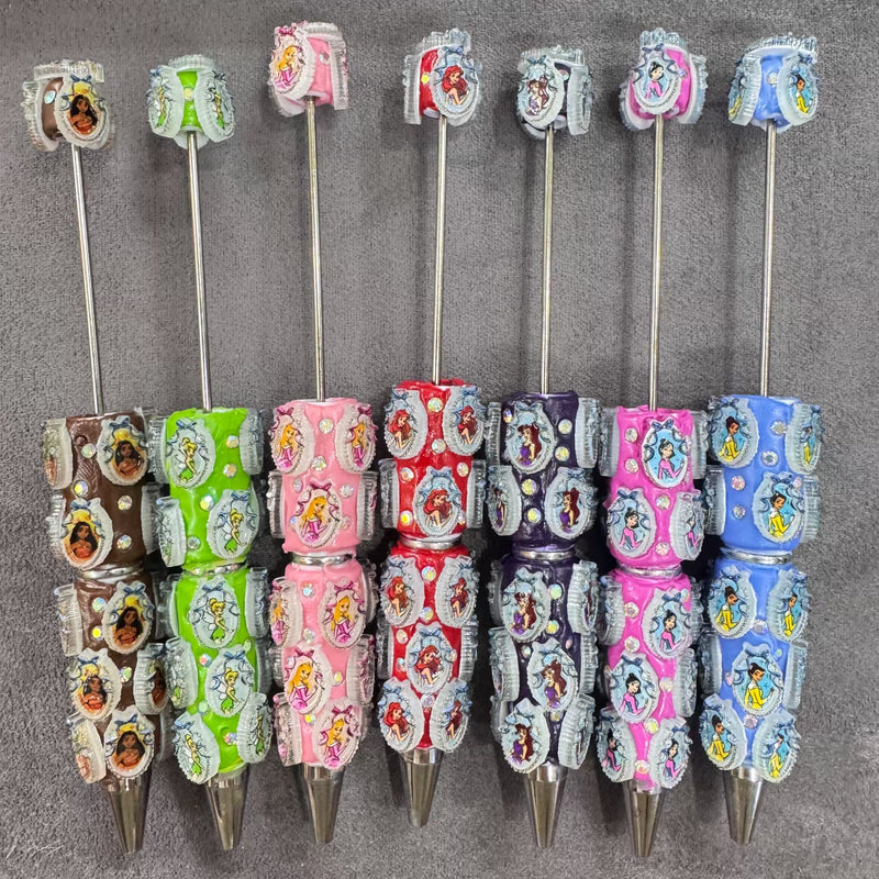 Cute Cartoon Princess Beadable Pens