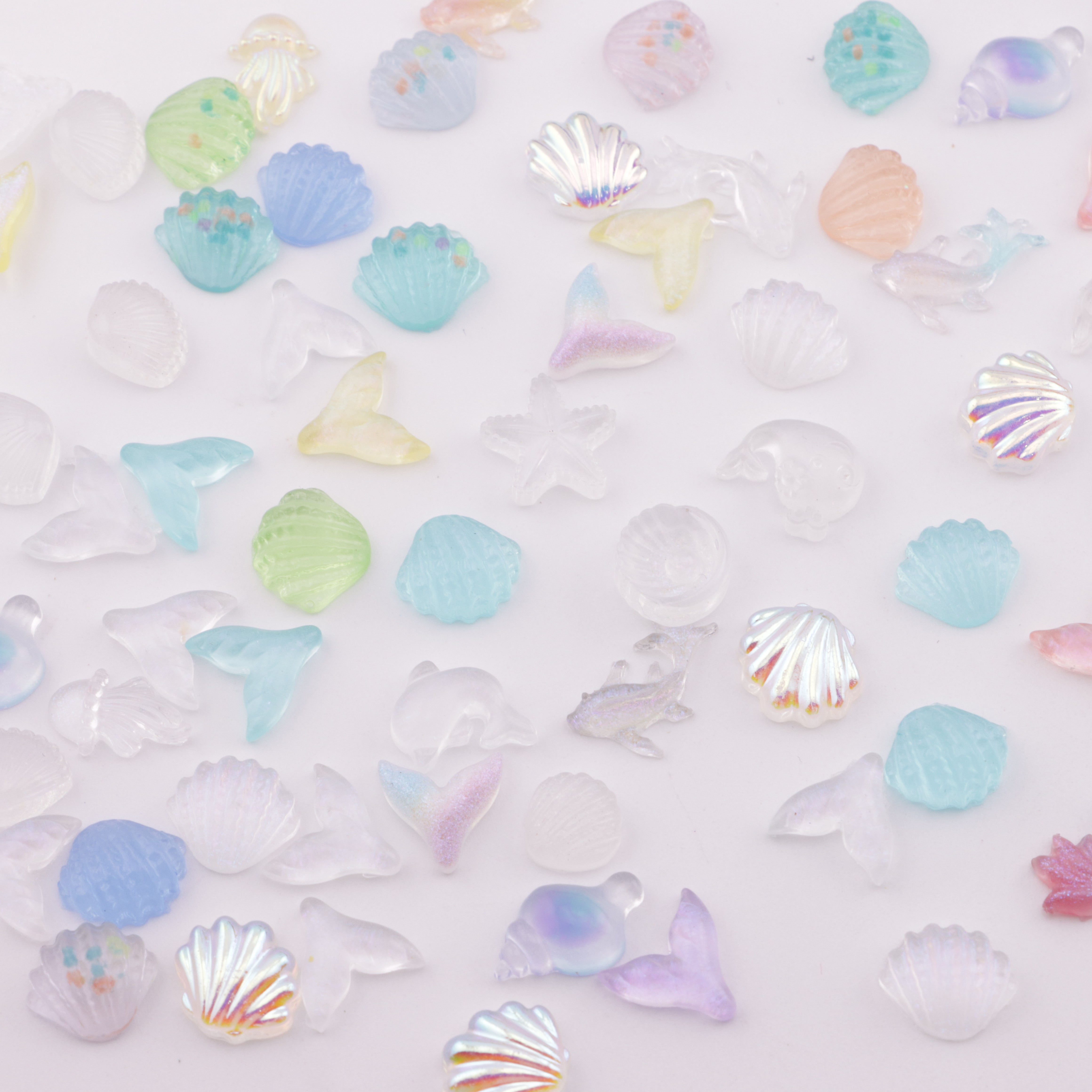 FS5623- Luminous Mixed Sea Charms Mixed - Color Luminous Ocean Series Stickers