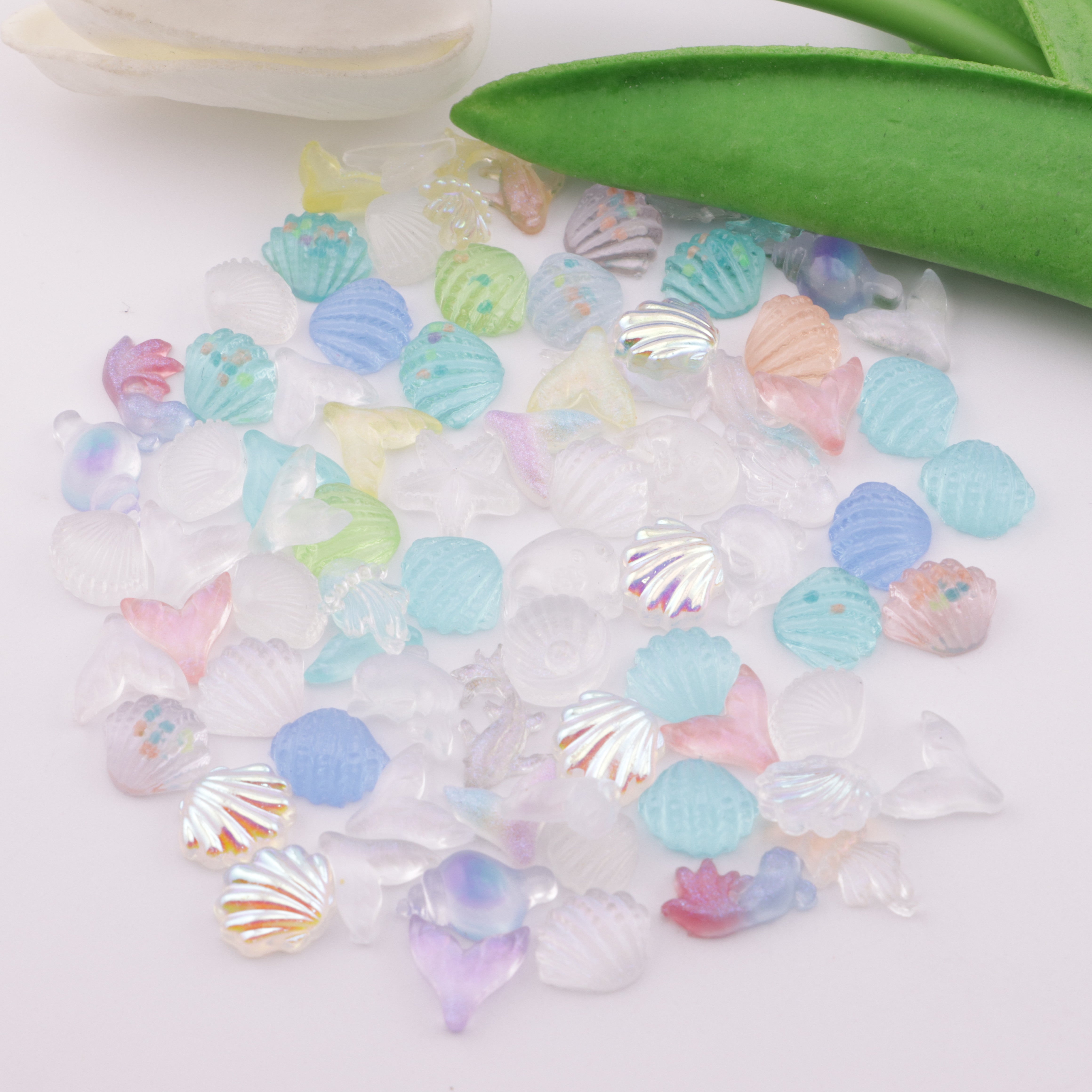FS5623- Luminous Mixed Sea Charms Mixed - Color Luminous Ocean Series Stickers