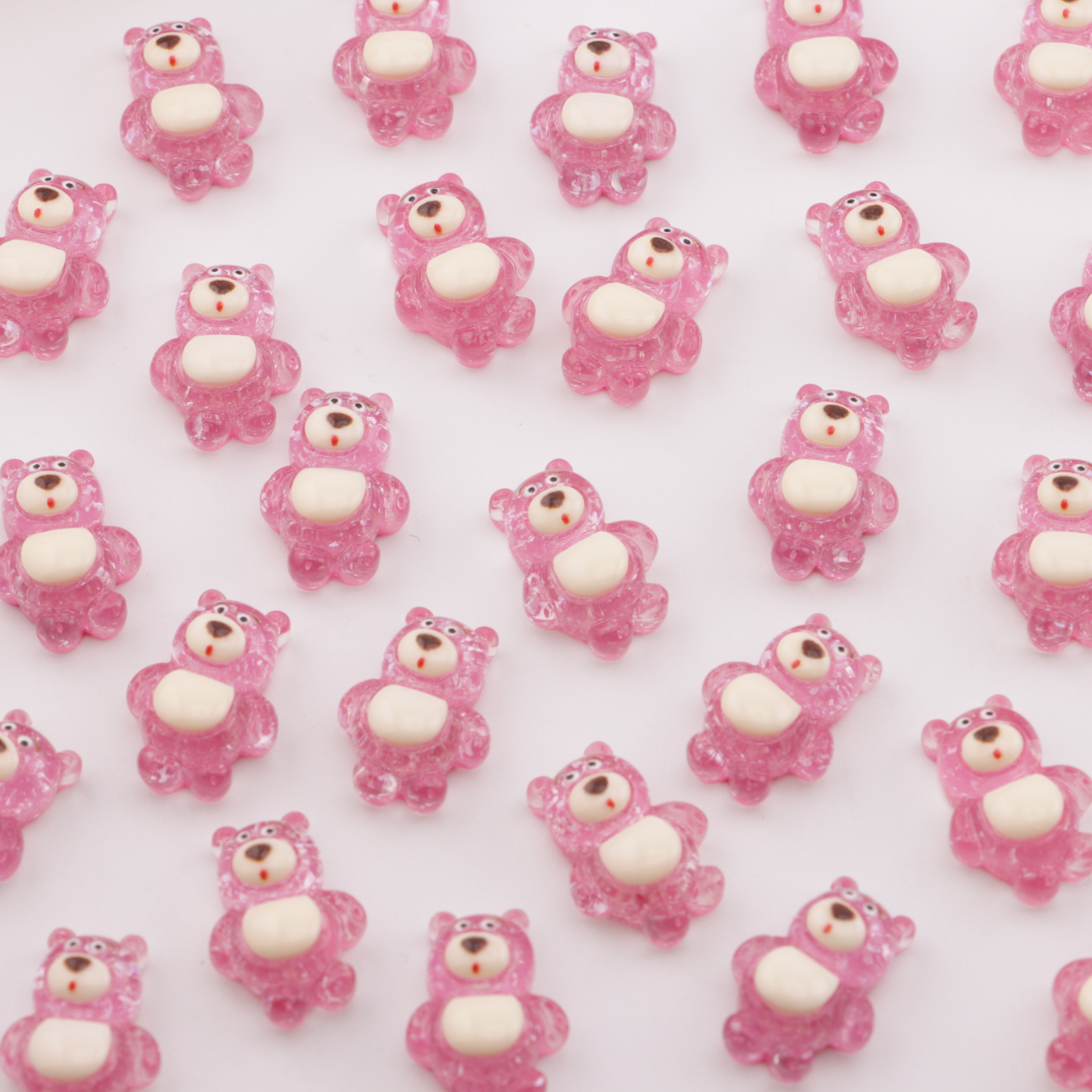 FS5490- Strawberry Bear Resin Patches
