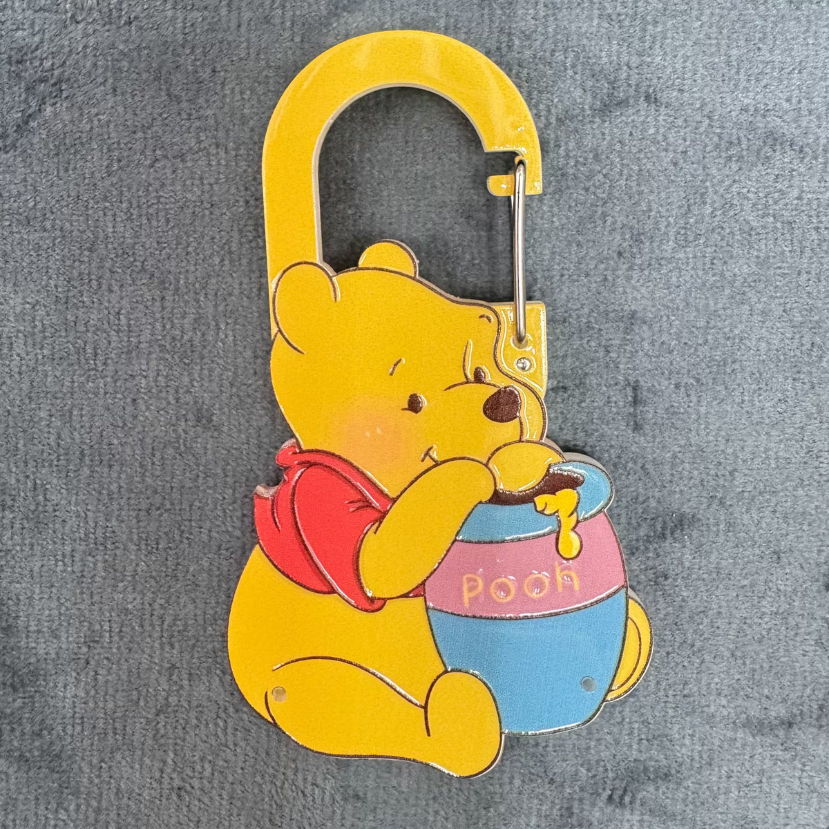 Cute Bear Acrylic Carabiner, Christmas Charm Hook