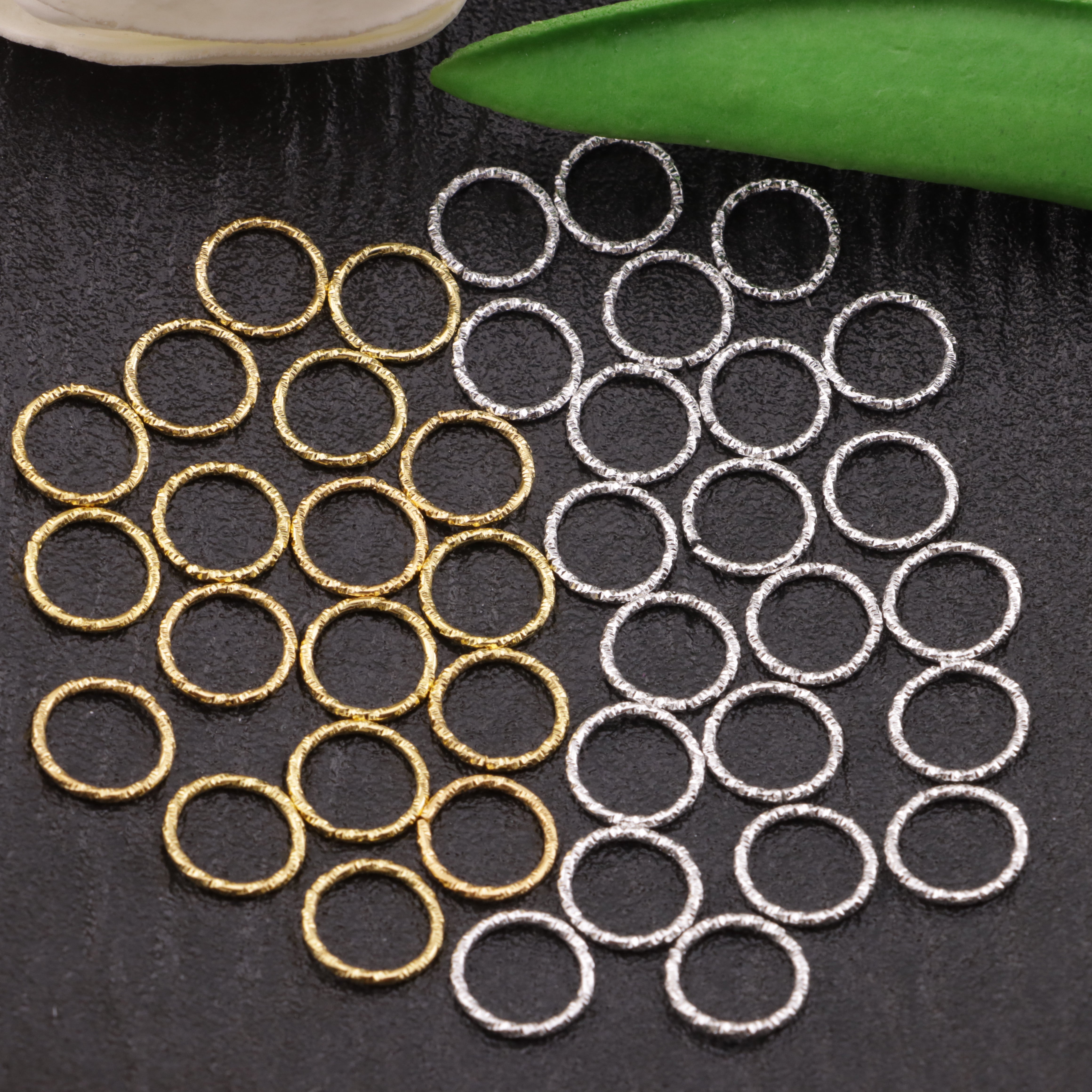 FS3619- 12mm Jump Ring Twisted Round Open Circle