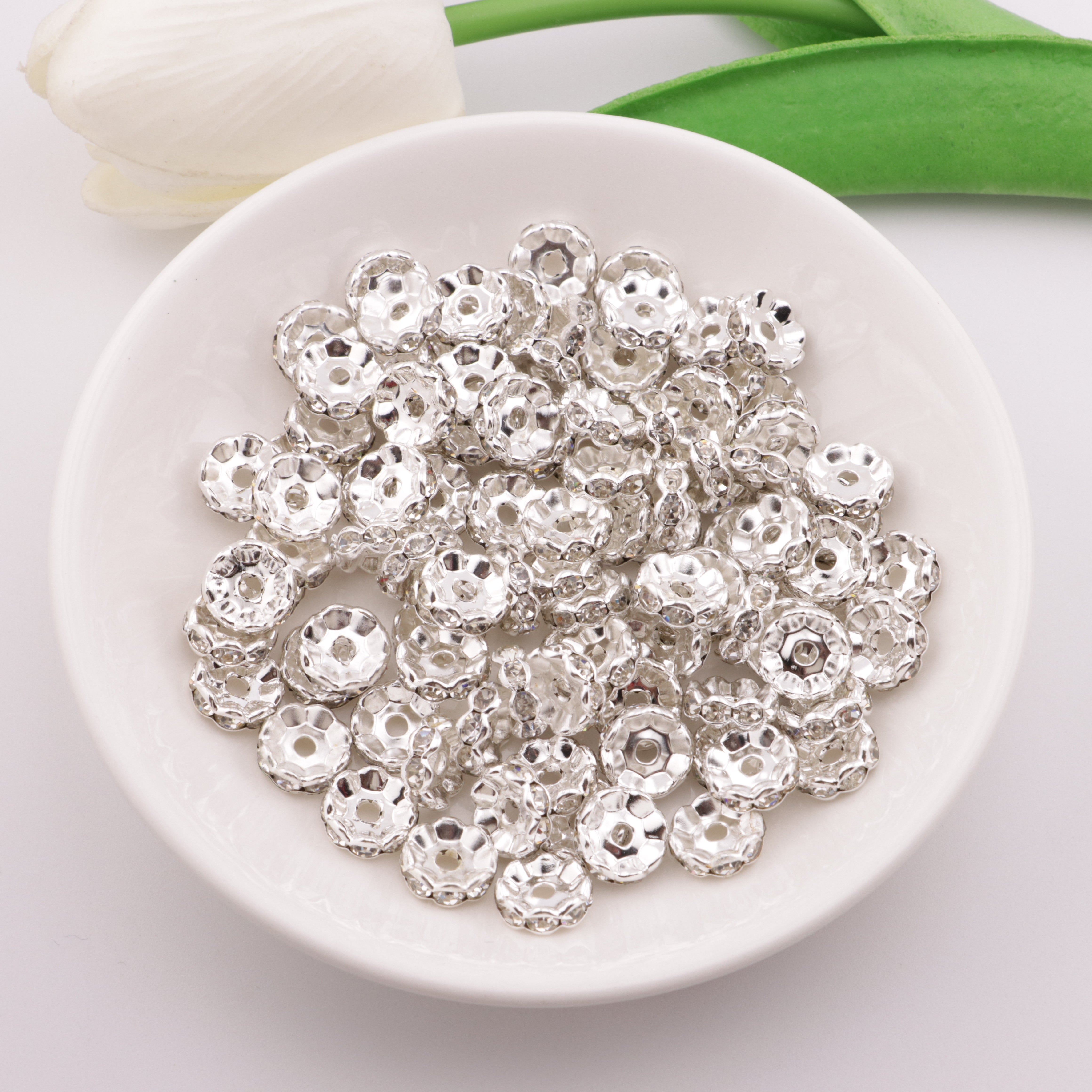 FS2341- 10mm Spacer Beads
