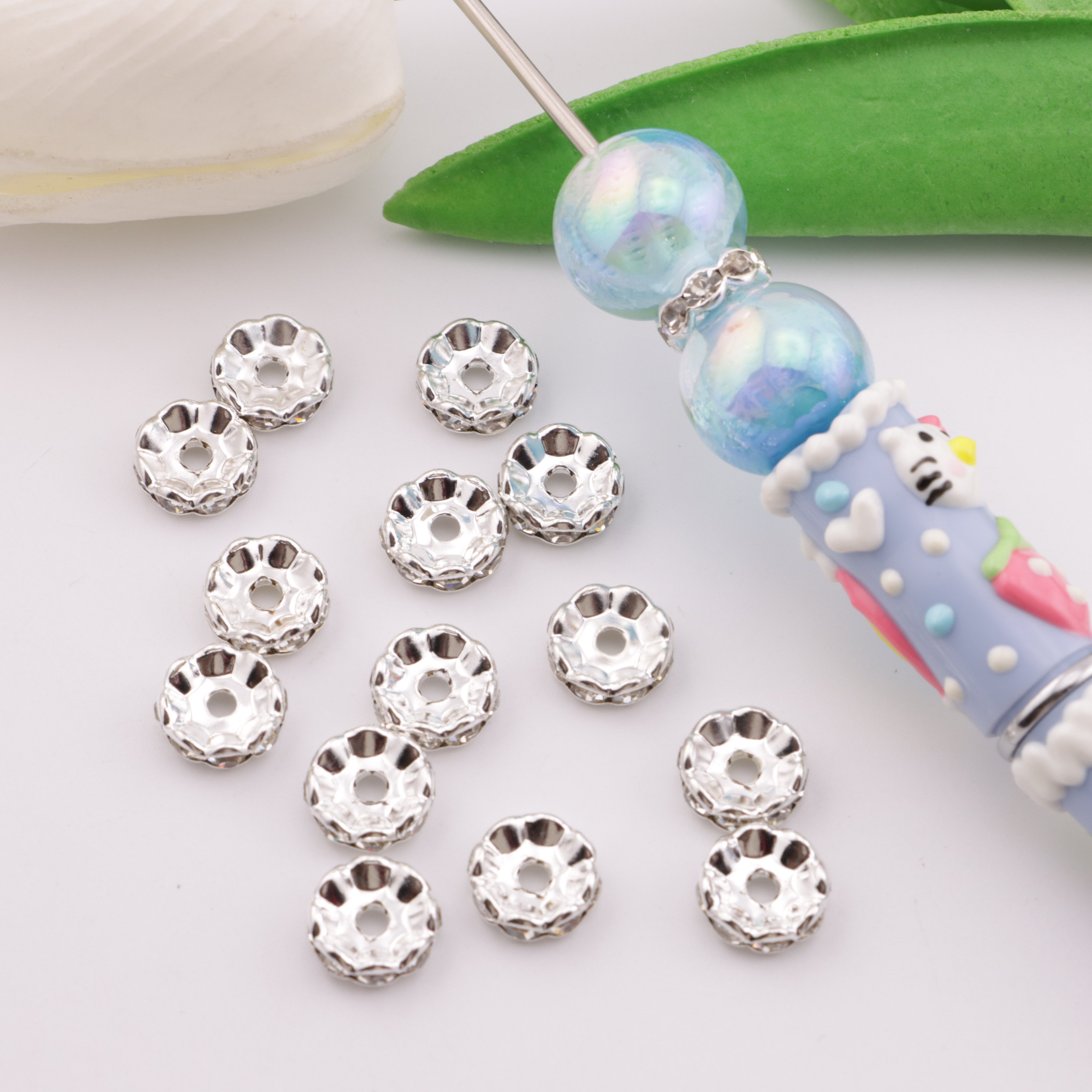 FS2341- 10mm Spacer Beads