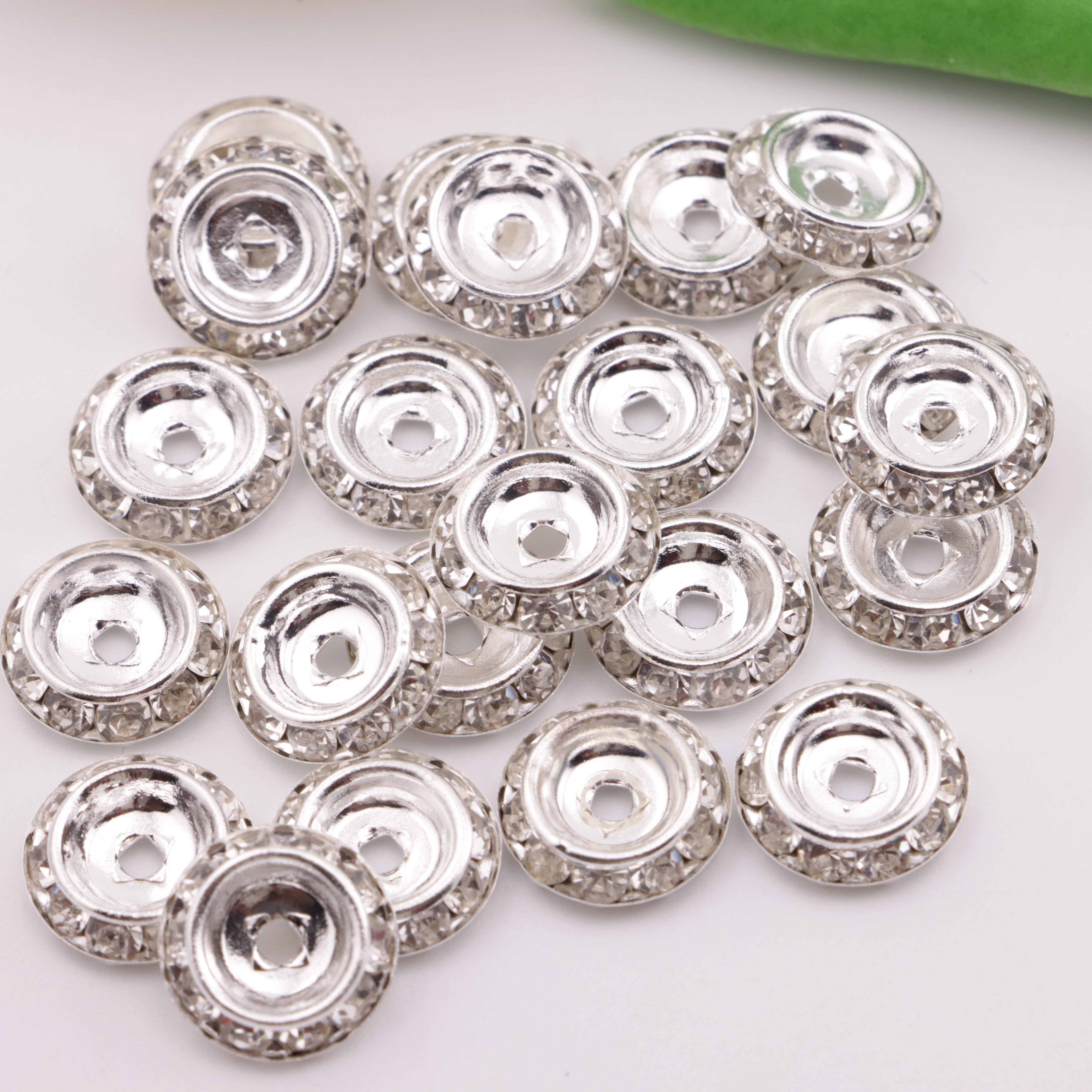 FS3597- 13mm UFO Spacers Flying Saucer Separator Beads