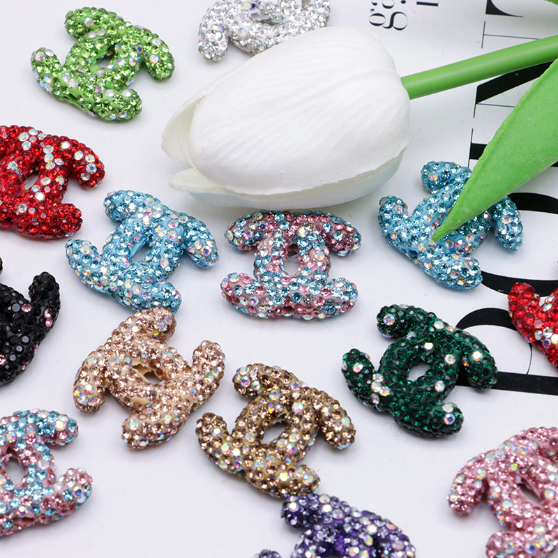 FS4938- 22×26Mm Cc Ceramic Clay Drill Beads Can Pass Through A Pen Zoe's DIY Shop