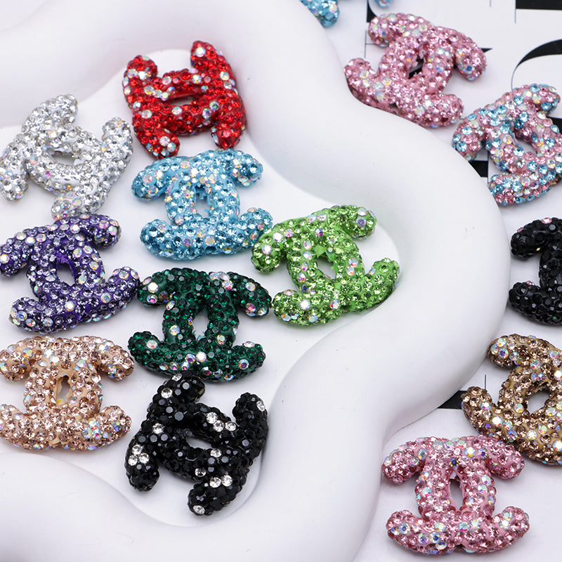 FS4938- 22×26Mm Cc Ceramic Clay Drill Beads Can Pass Through A Pen Zoe's DIY Shop