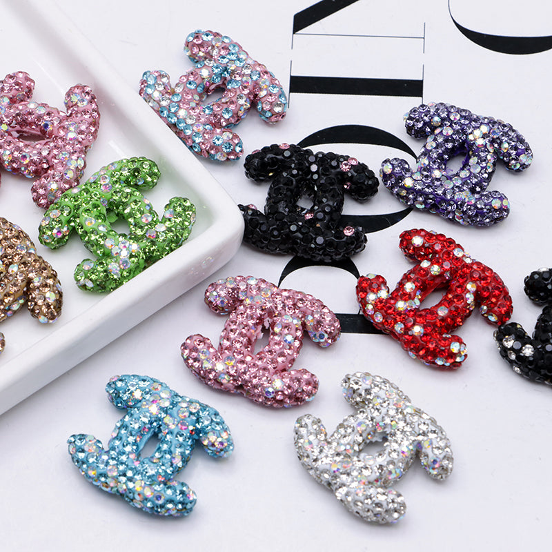 FS4938- 22×26Mm Cc Ceramic Clay Drill Beads Can Pass Through A Pen Zoe's DIY Shop