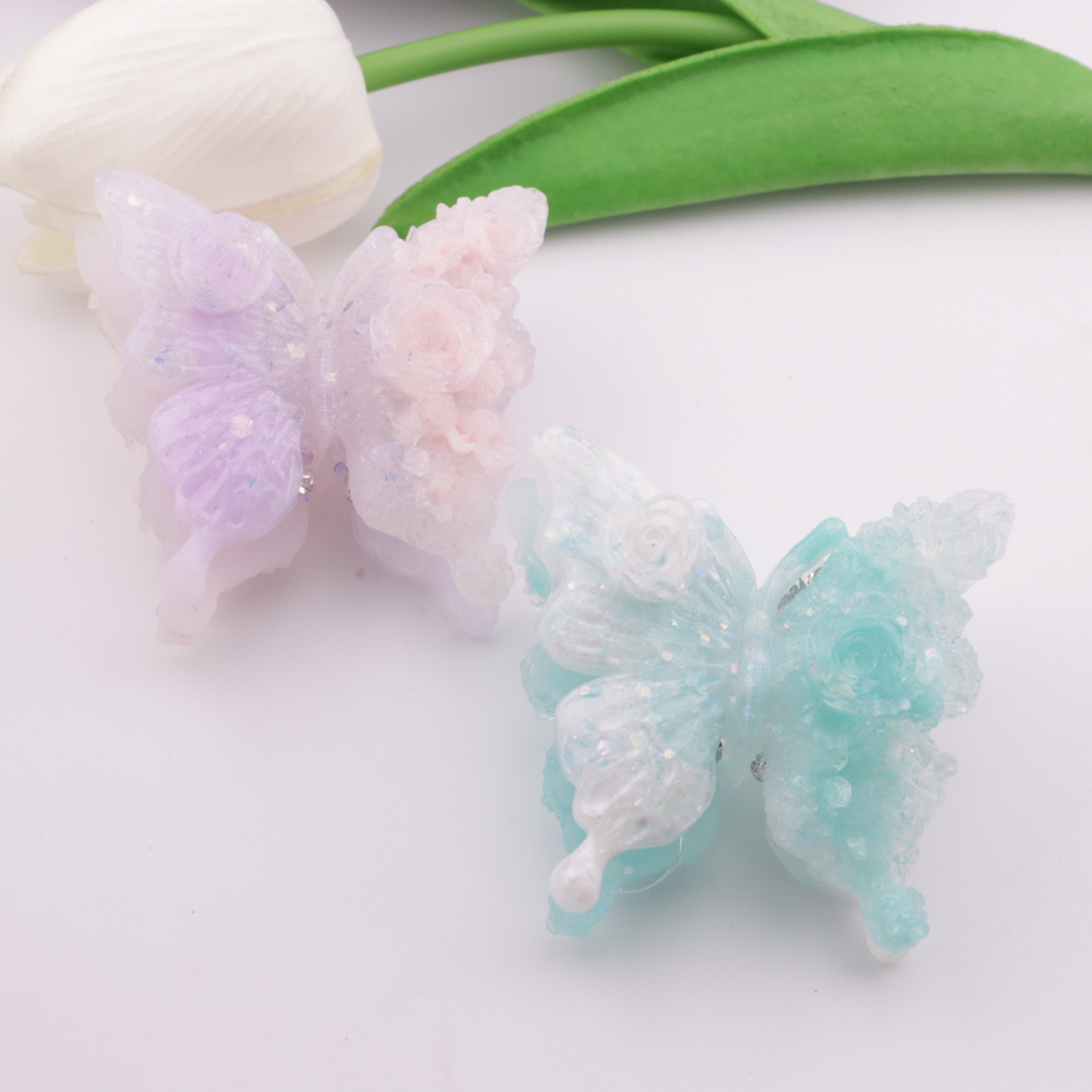 FS5132- 53*52mm Two - Color Butterfly Beads Fit For Pen