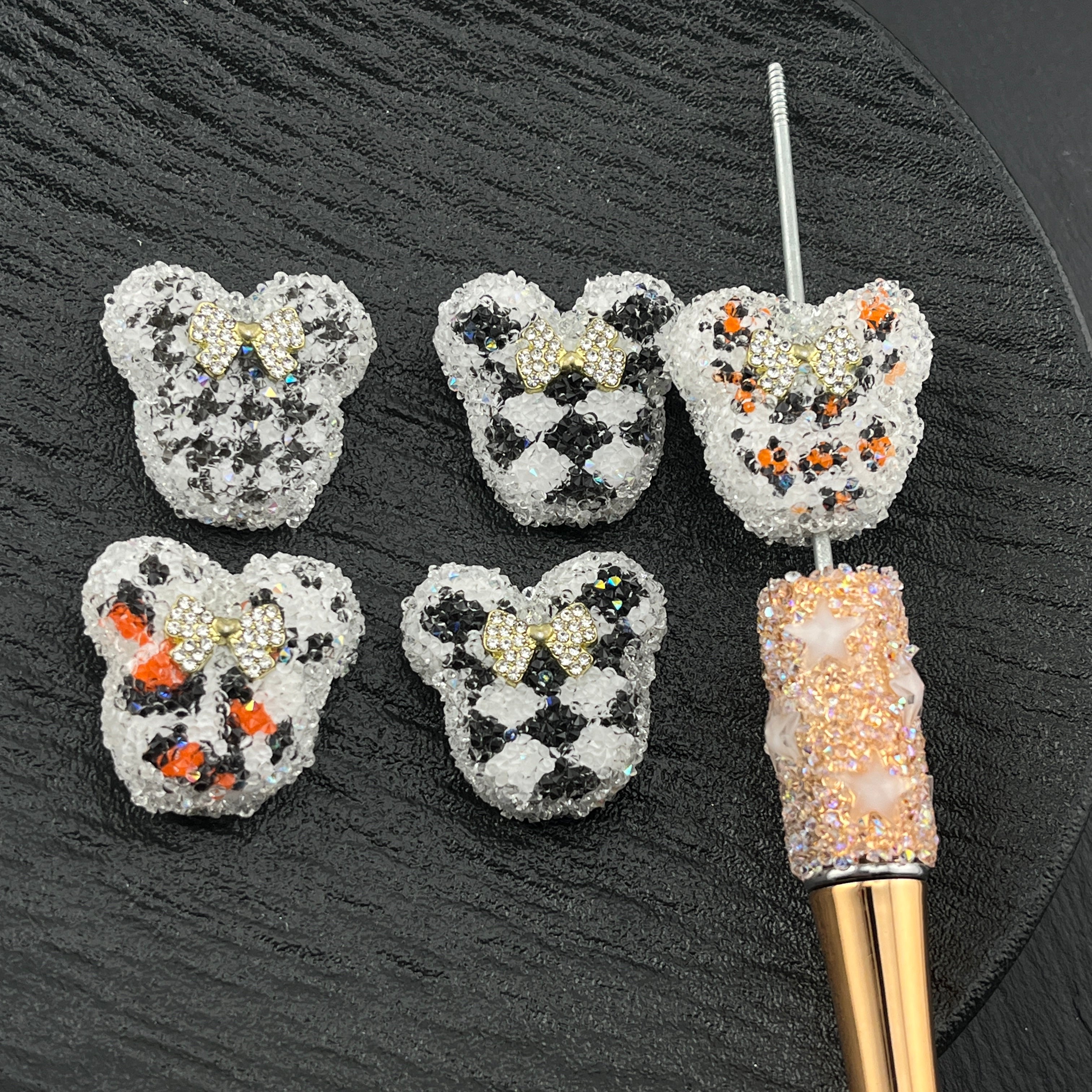 FS2184-5PCS Random Miced Leopard Print sugar