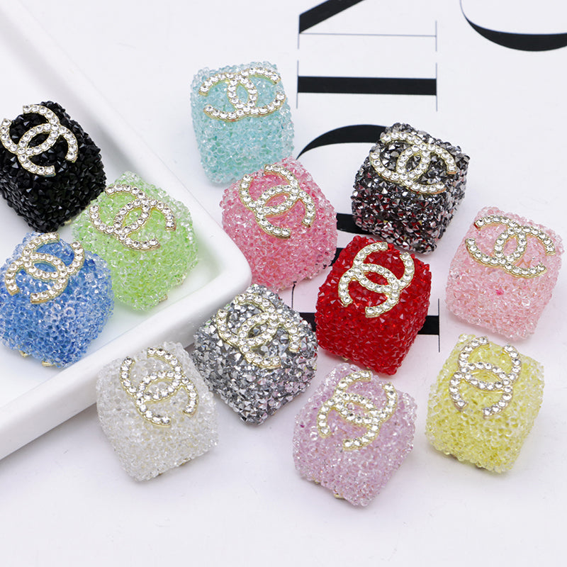 FS4941- 16mm Cc Granulated Sugar Beads for Crafts DIY Bracelets Keychains Pens Jewelry Making Supplies Zoe's DIY Shop