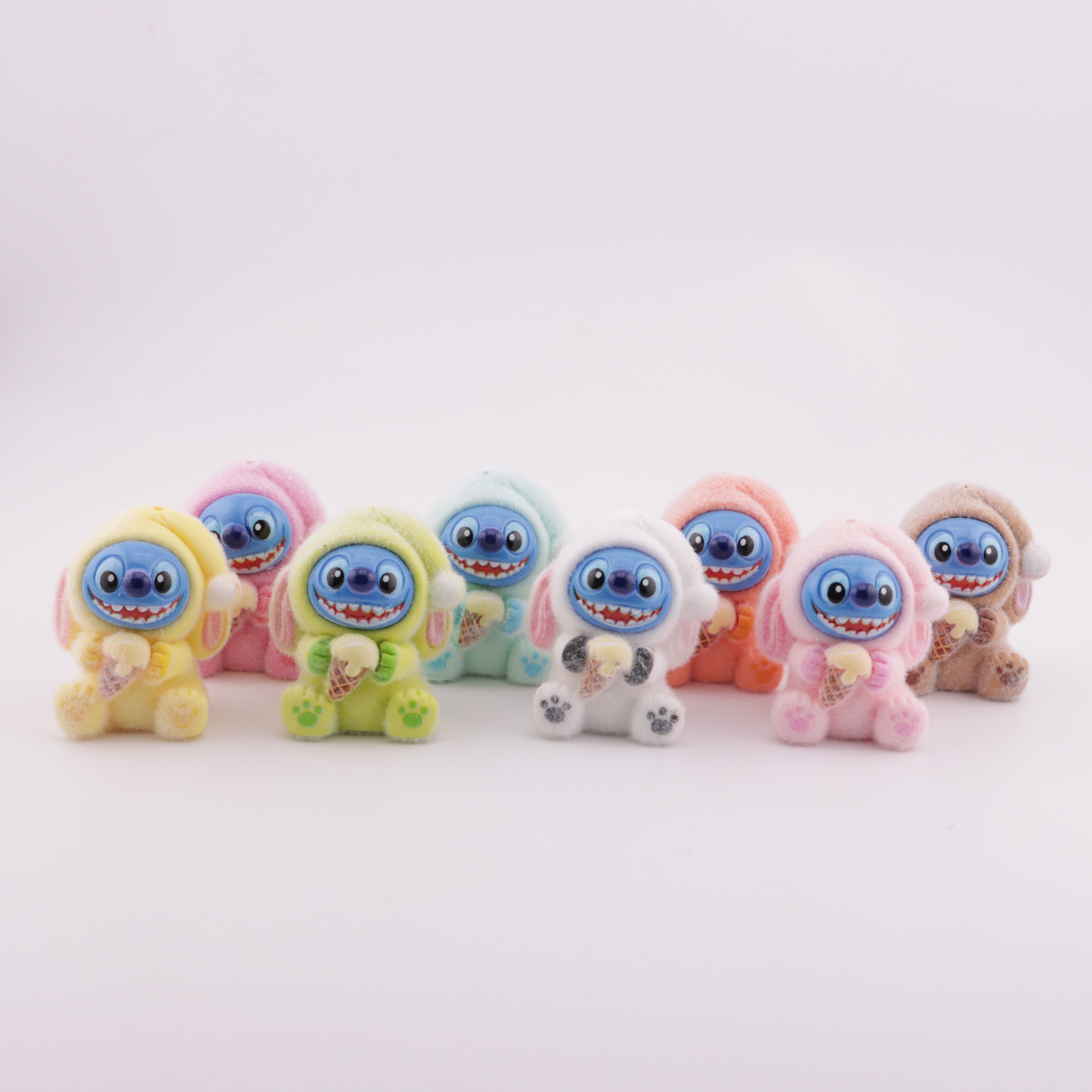 FS5560- Stitch Flocked Resin Beads (Through Holes)