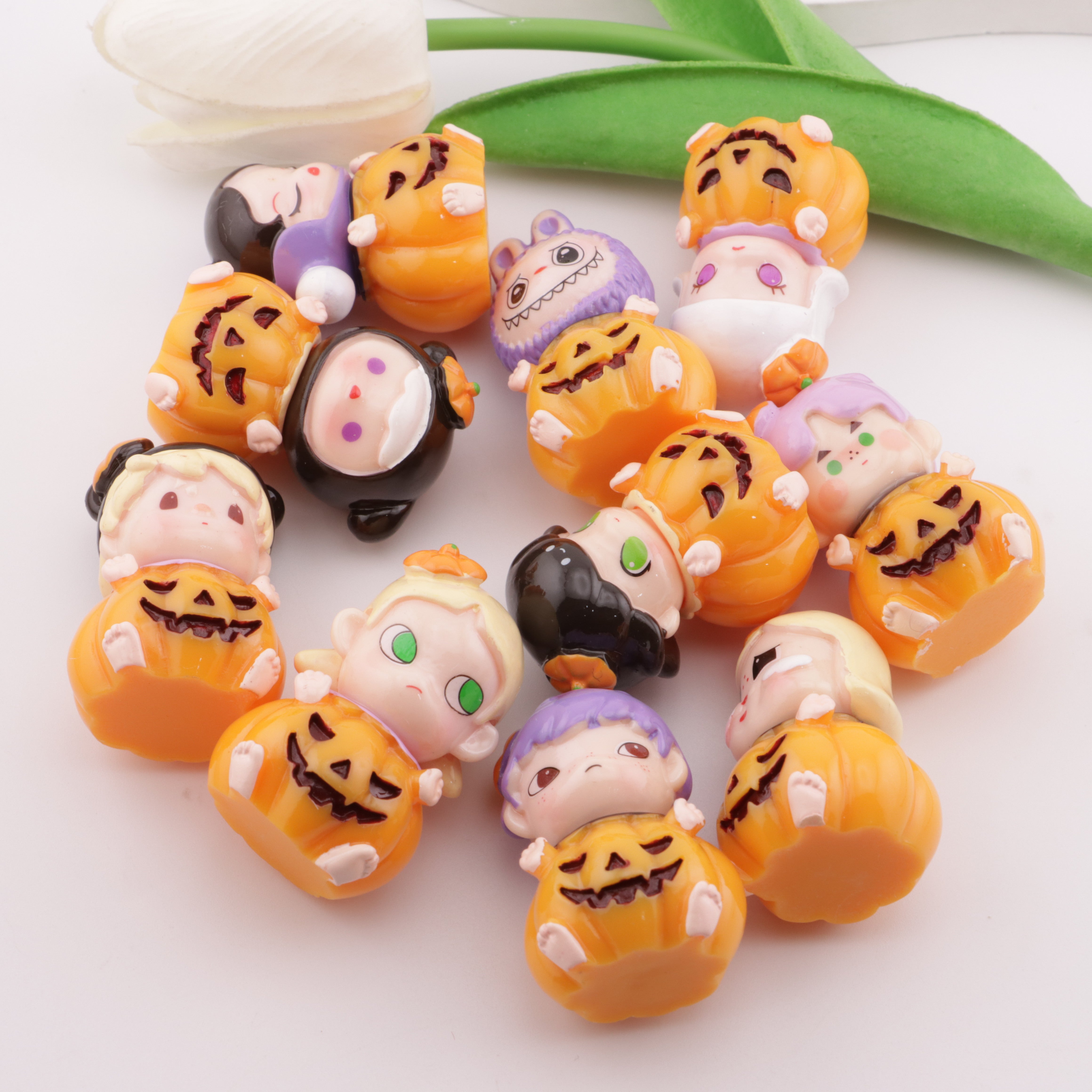 FS5634-  PP Halloween Pumpkin Charms Halloween Pumpkin Decorations