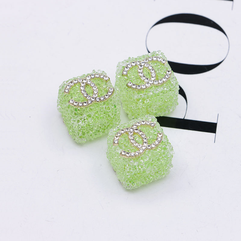 FS4941- 16mm Cc Granulated Sugar Beads for Crafts DIY Bracelets Keychains Pens Jewelry Making Supplies Zoe's DIY Shop