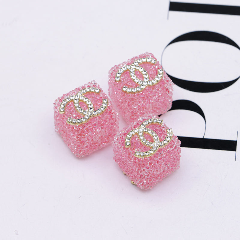 FS4941- 16mm Cc Granulated Sugar Beads for Crafts DIY Bracelets Keychains Pens Jewelry Making Supplies Zoe's DIY Shop