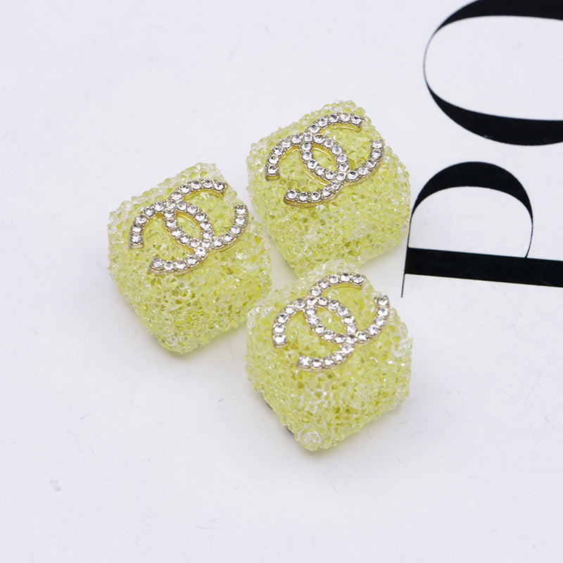 FS4941- 16mm Cc Granulated Sugar Beads for Crafts DIY Bracelets Keychains Pens Jewelry Making Supplies Zoe's DIY Shop