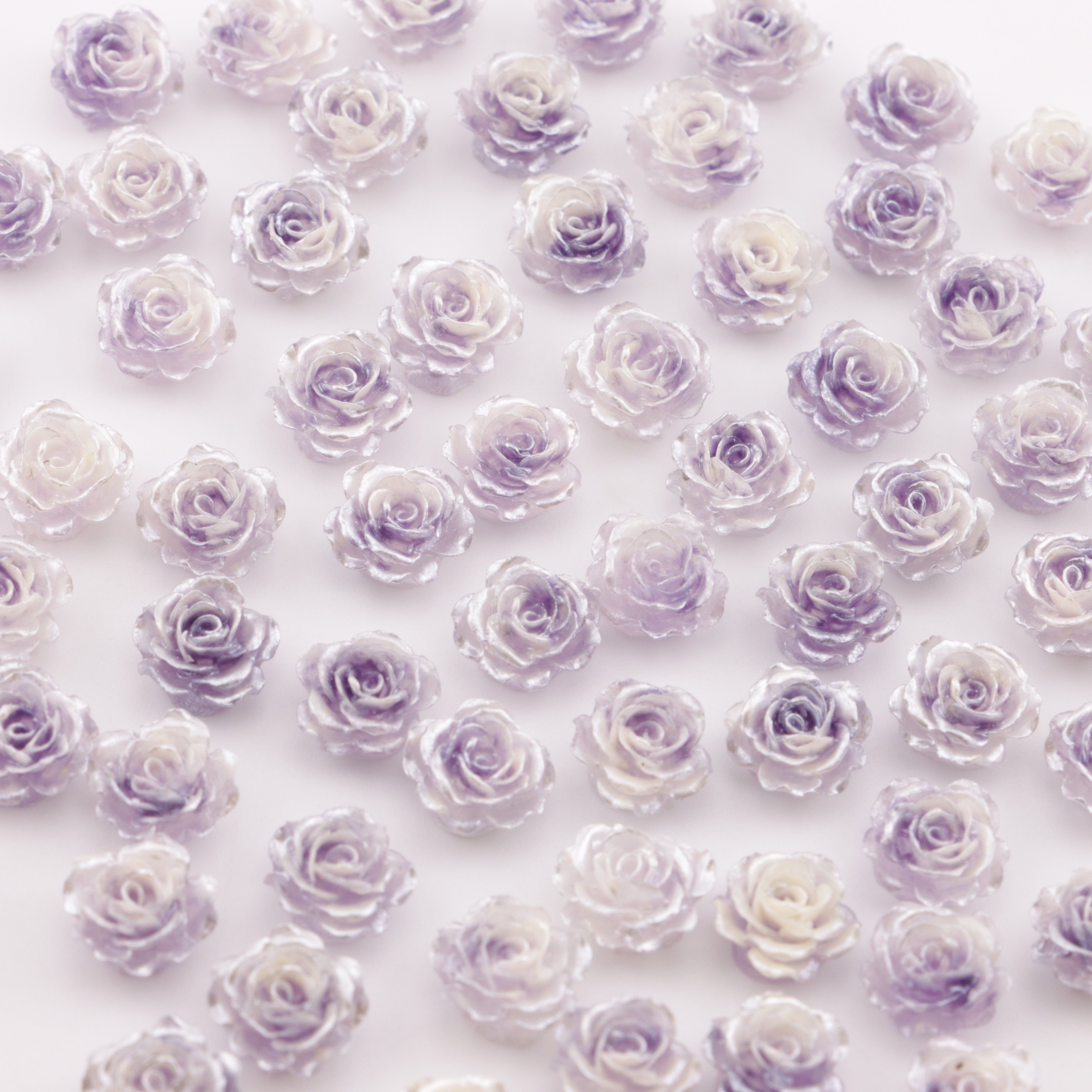 FS5496- 10mm Soft Flower Charms Soft Flower Patches Luminous Glow In The Dark