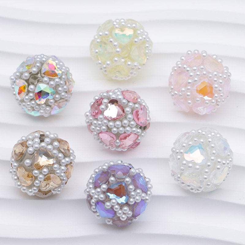 FS4932- 16mm Drilled Beads Heart Love