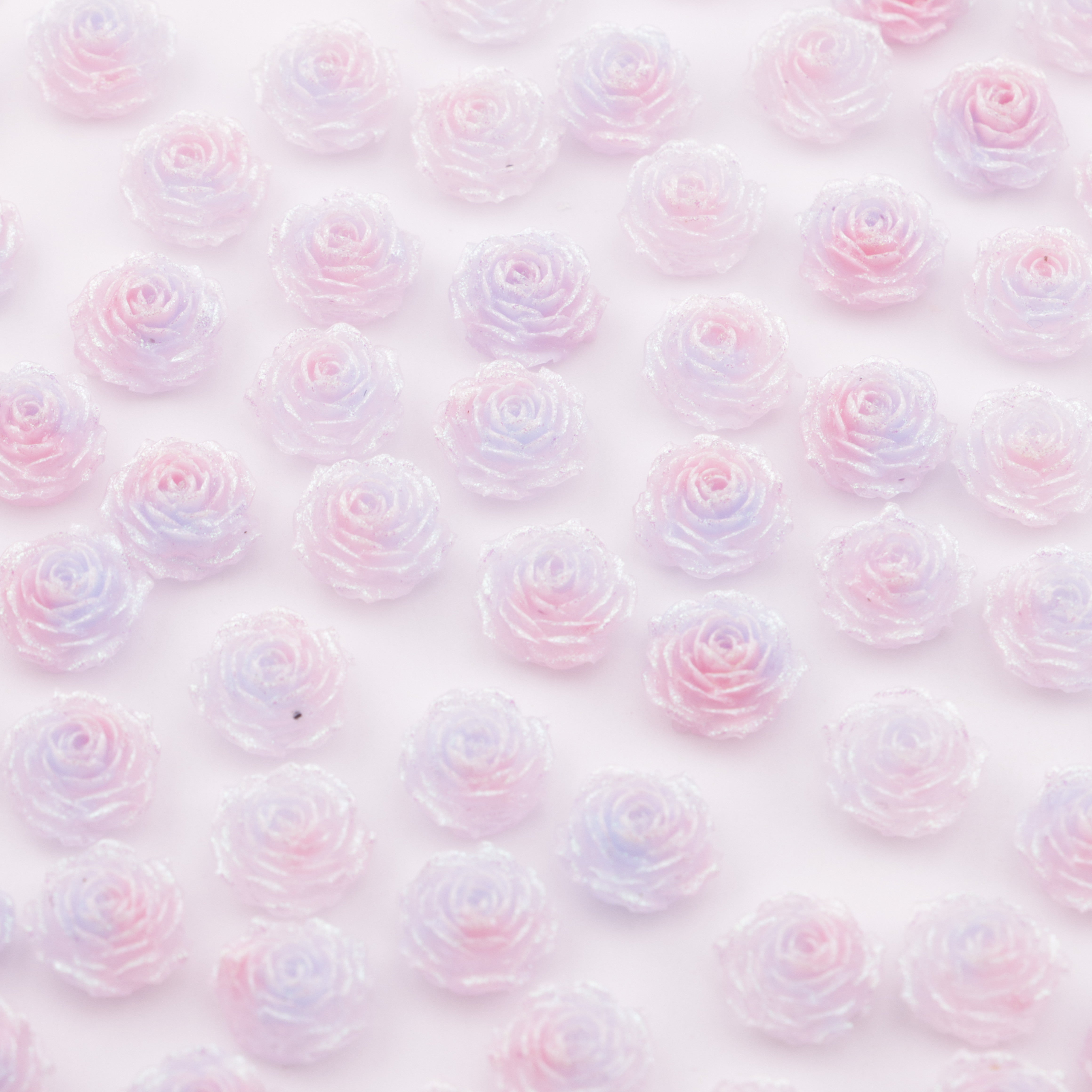FS5495- 11mm Soft Flower Charms Soft Flower Patches Luminous Night Glow