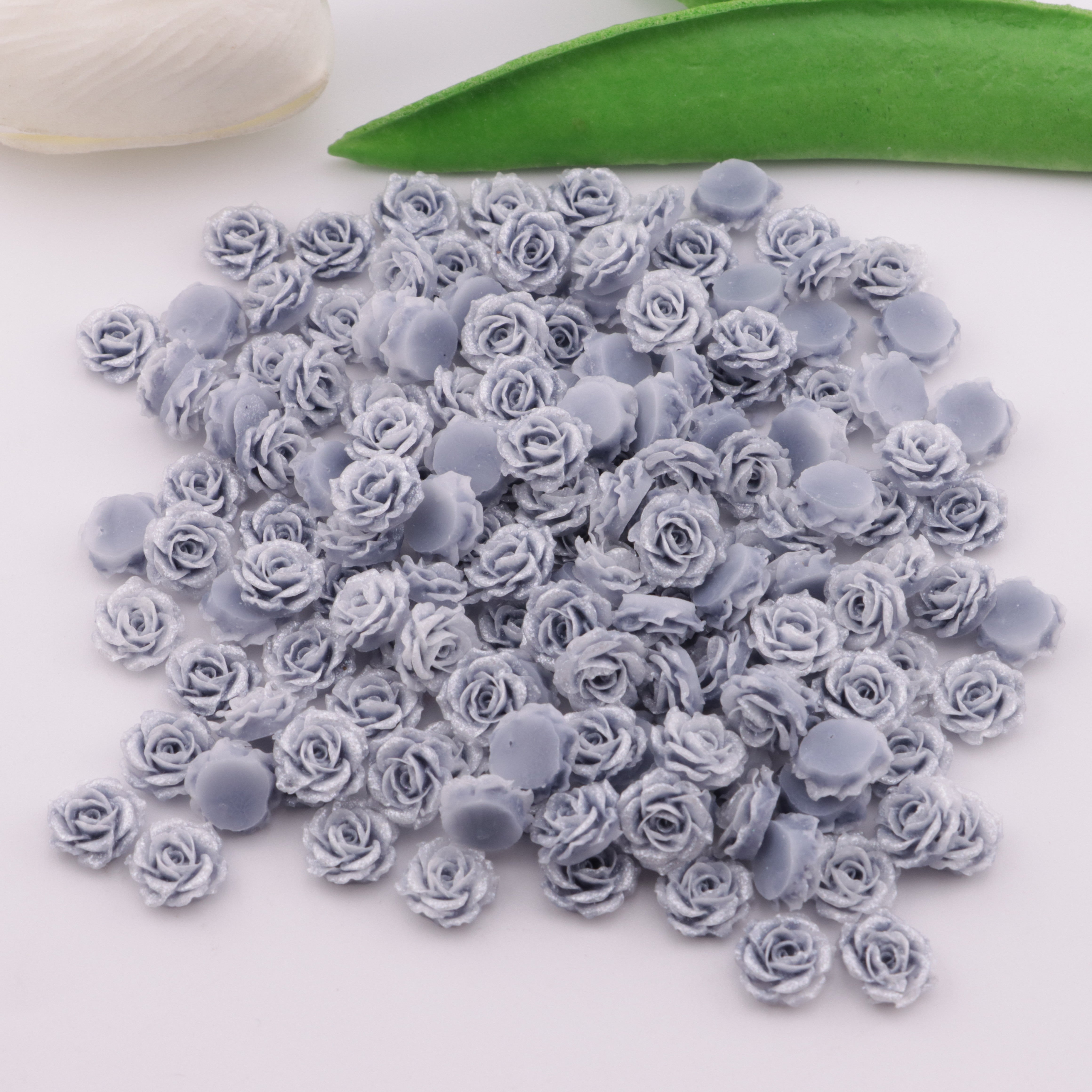 FS5579- 10mm Soft Flower Charms Soft Flower Patches