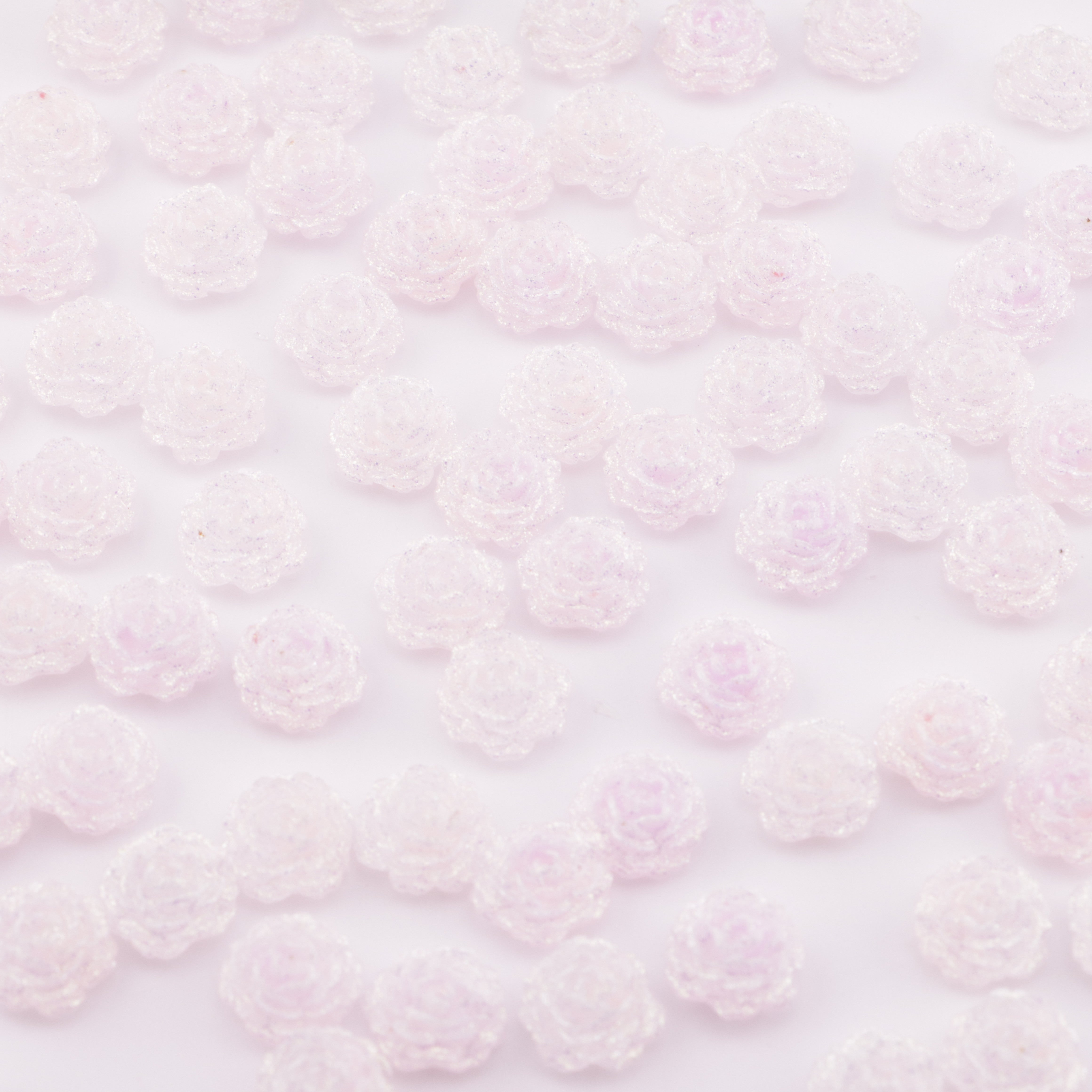 FS5495- 11mm Soft Flower Charms Soft Flower Patches Luminous Night Glow